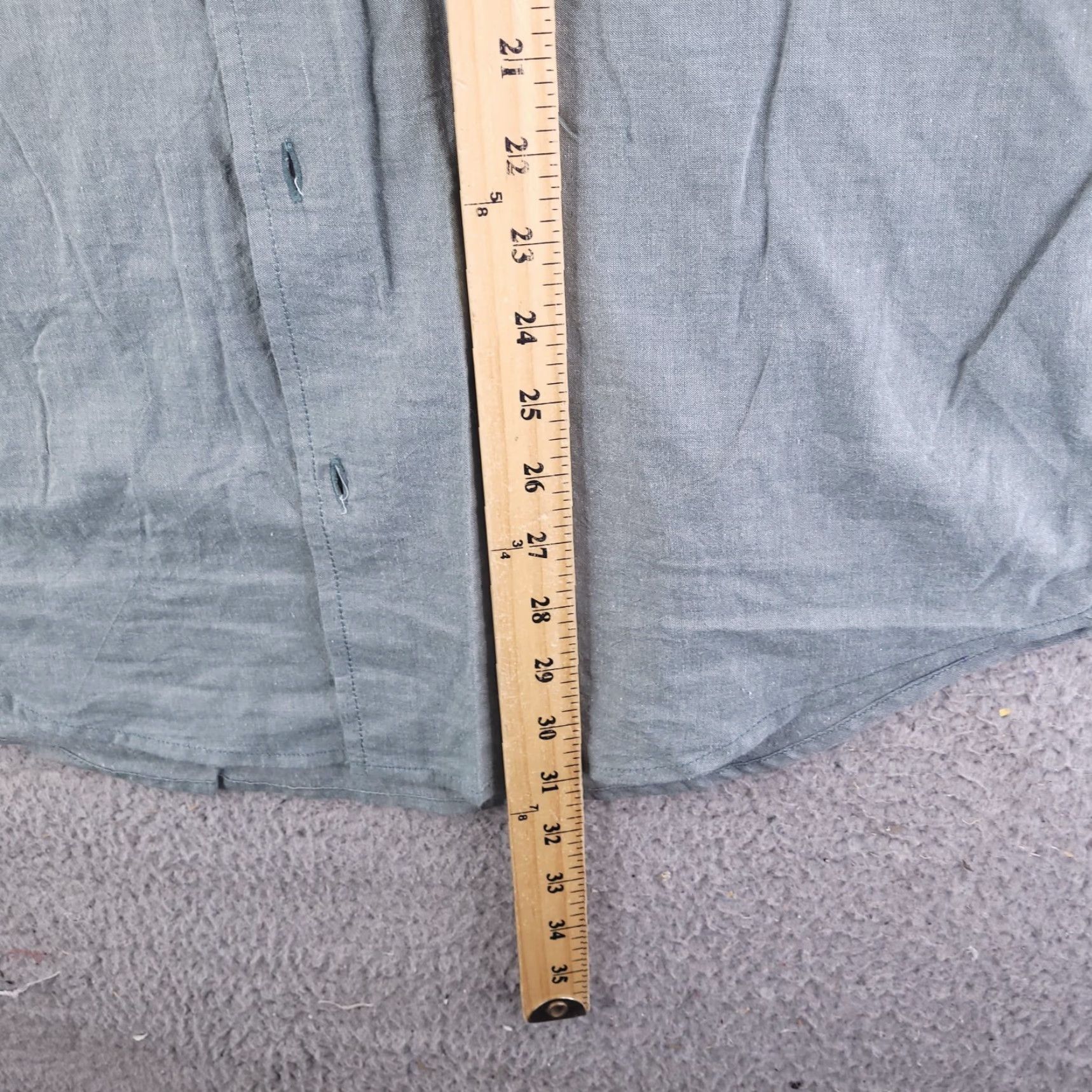 O'Neill VINTAGE O'Neill Shirt Mens Large Green 100% Cotton Button-Up Short Sleeve Casual Size US L / EU 52-54 / 3 - 6 Thumbnail