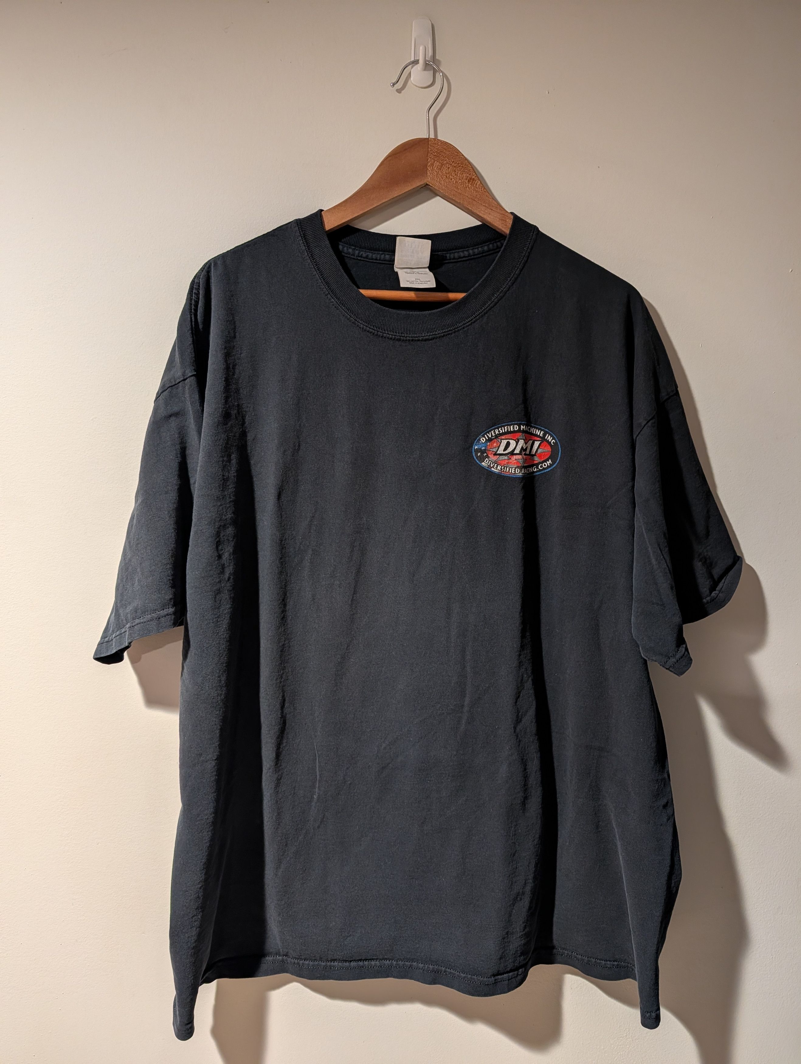 NASCAR Vintage Y2K Diversed Machine Inc Fear the Roar Moto T-Shirt Size US XXL / EU 58 / 5 - 3 Thumbnail