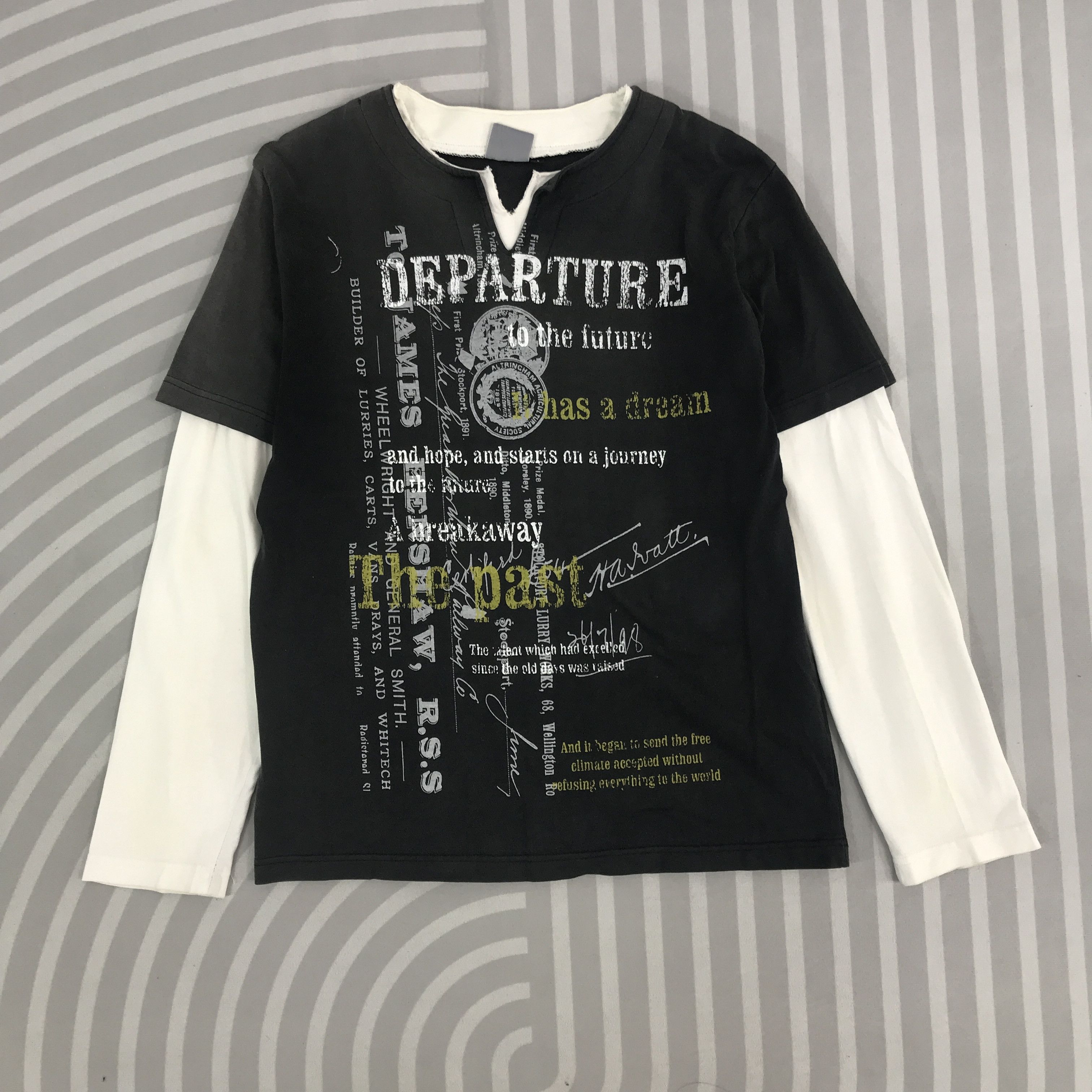 Japanese Brand × Vintage Vintage Japan style Oxfam Long Sleeve T-shirt Size US M / EU 48-50 / 2 - 1 Thumbnail
