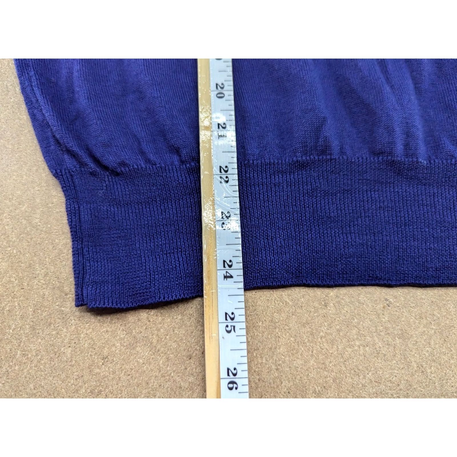 Vintage Versace Collection Mens Wool Sweater XL Blue V-Neck Knit Pullover Shirt Jumper? Size US XL / EU 56 / 4 - 7 Thumbnail
