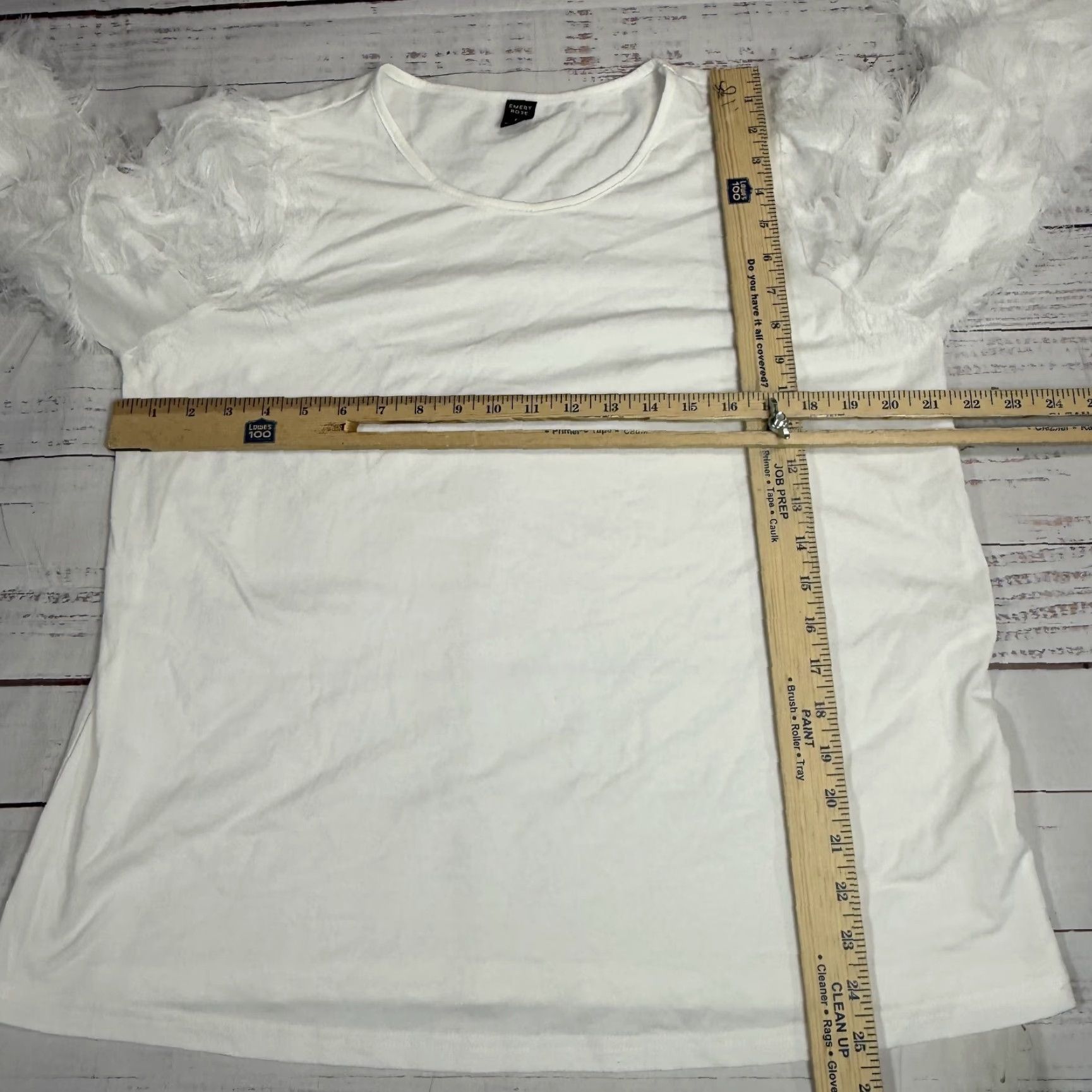 Vintage Emery Rose White Long Sleeve Sheer Pullover Sweater Top XL Women Stretchy Size XL Size XL / US 12-14 / IT 48-50 - 2 Thumbnail