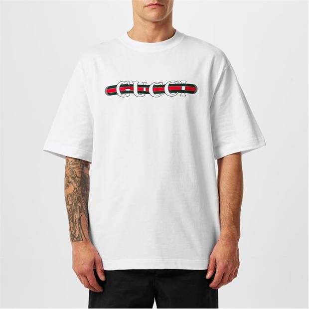Gucci GUCCI Logo Print T-Shirt Size US XL / EU 56 / 4 - 2 Thumbnail