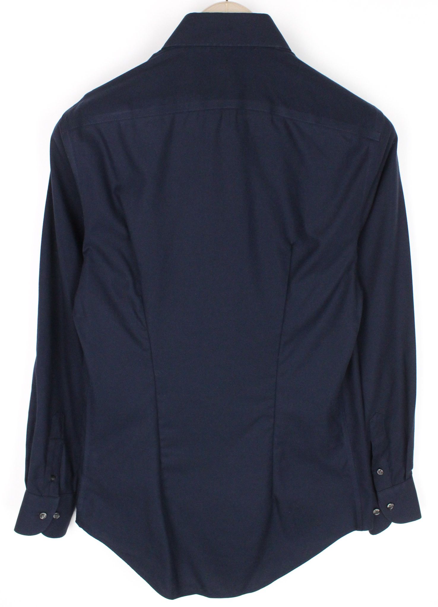 Suitsupply TRAVELLER 36/14 Slim Navy Blue Cotton 72518 Size 36R - 2 Thumbnail