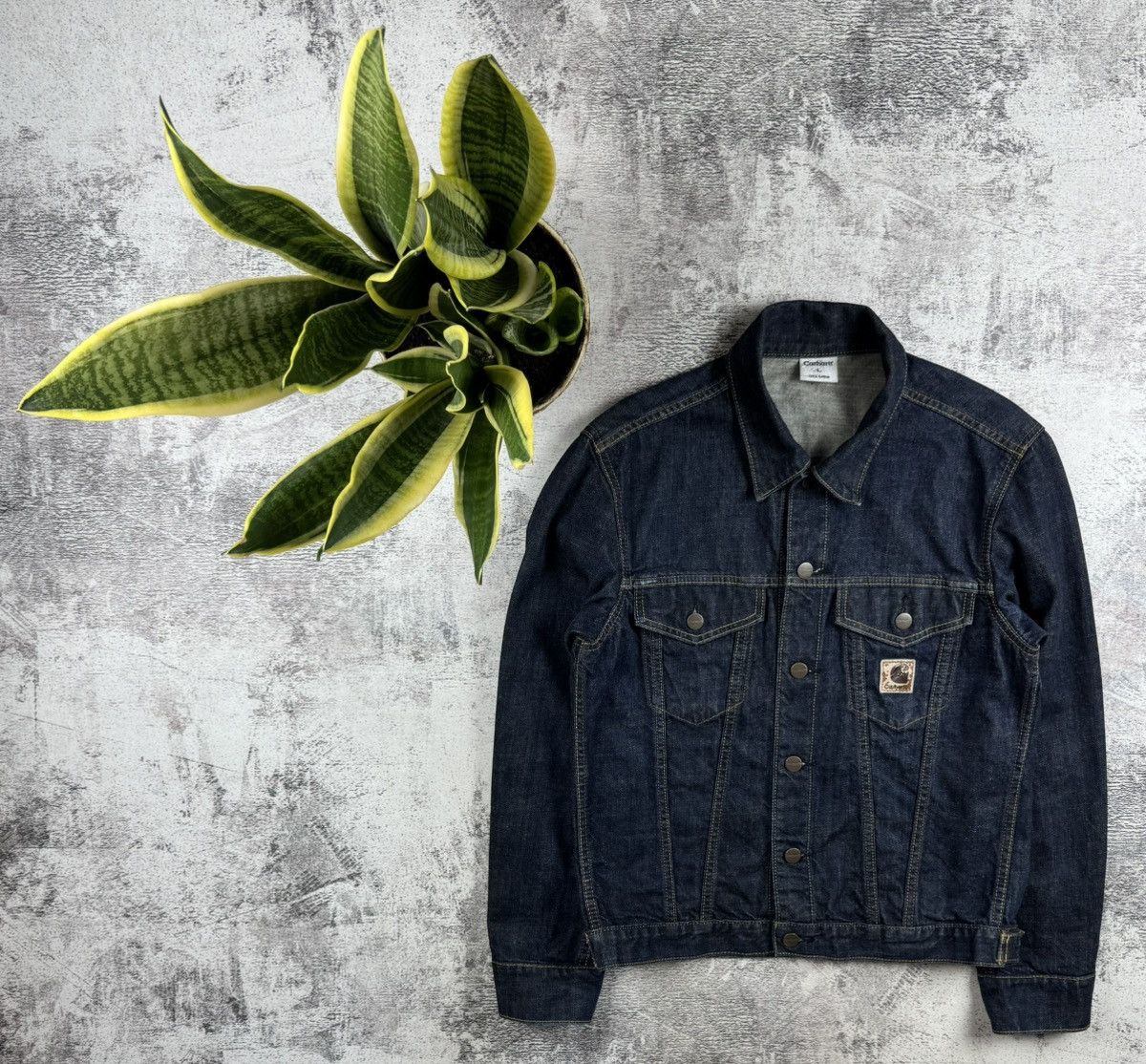 Carhartt Carhartt Denim Indigo USA Y2K Button Cotton Women’s Large Blazer Coat Jacket Size L / US 10 / IT 46 - 1 Thumbnail