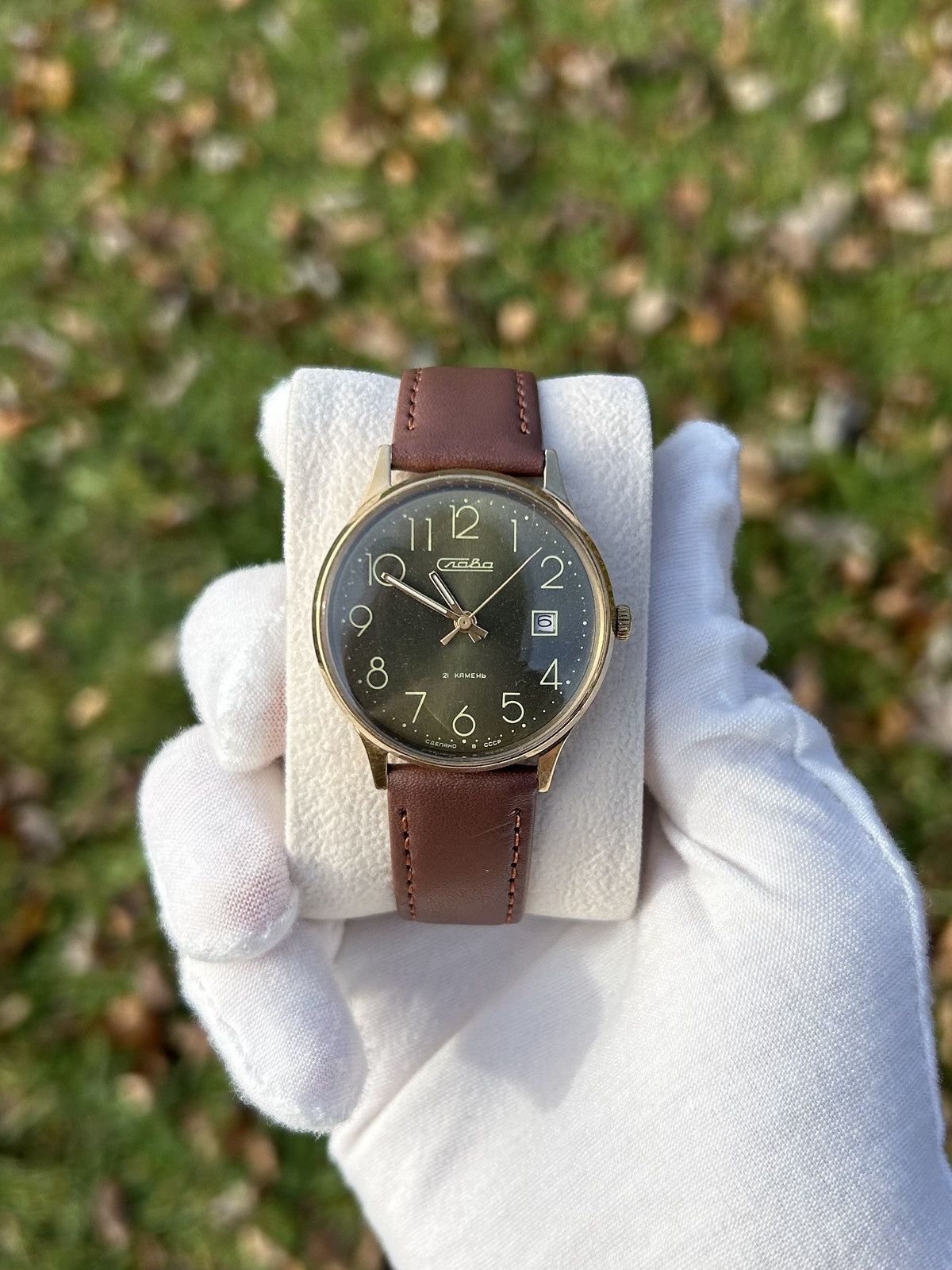 Other Vintage Watch Slava Made In USSR Soviet Mechanical 1980s Size ONE SIZE - 2 Thumbnail