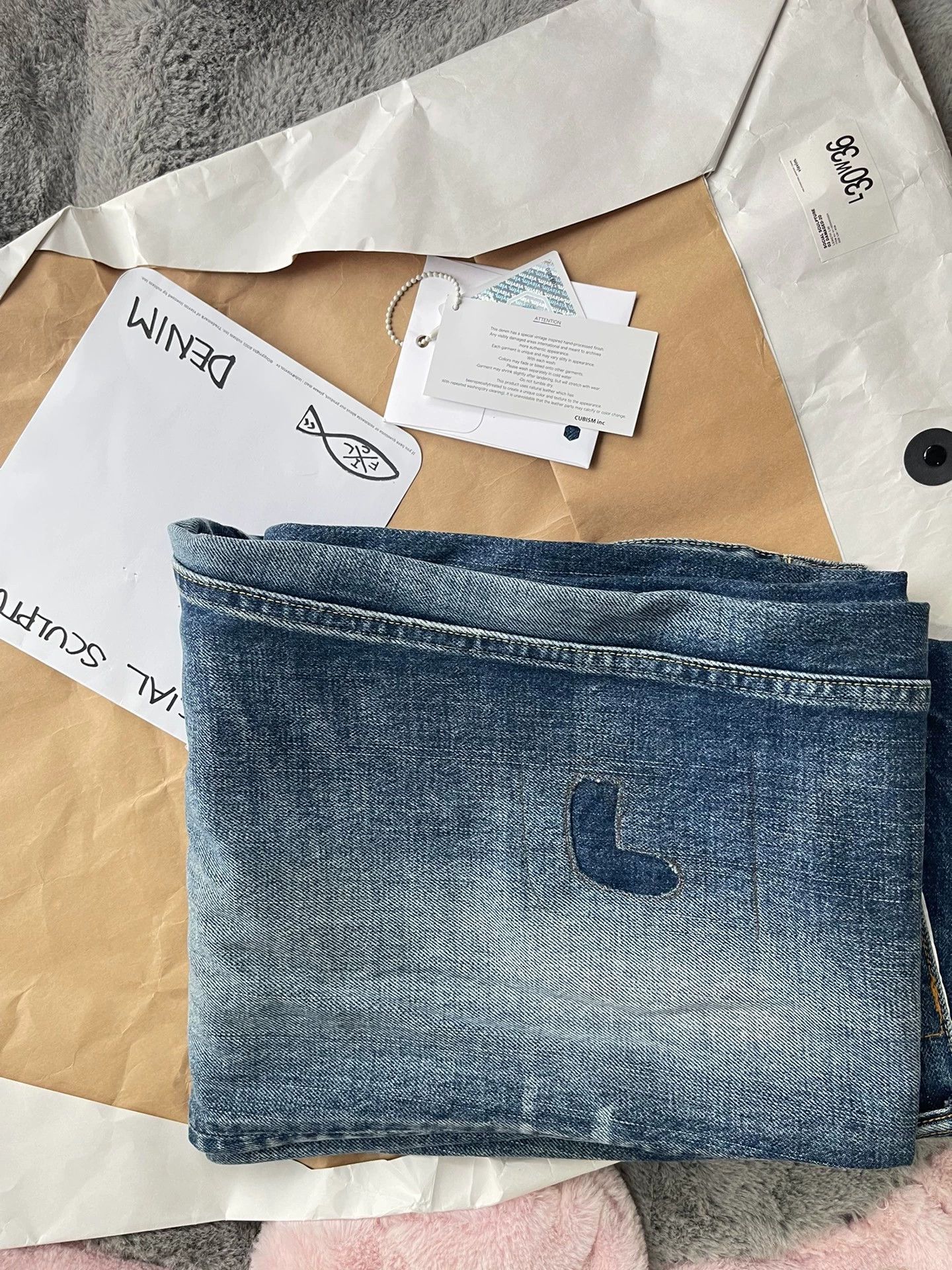 Visvim VISVIM 19AW SOCIAL SCULPTURE DAMAGED-20 Washed jeans Size US 36 / EU 52 - 1 Thumbnail