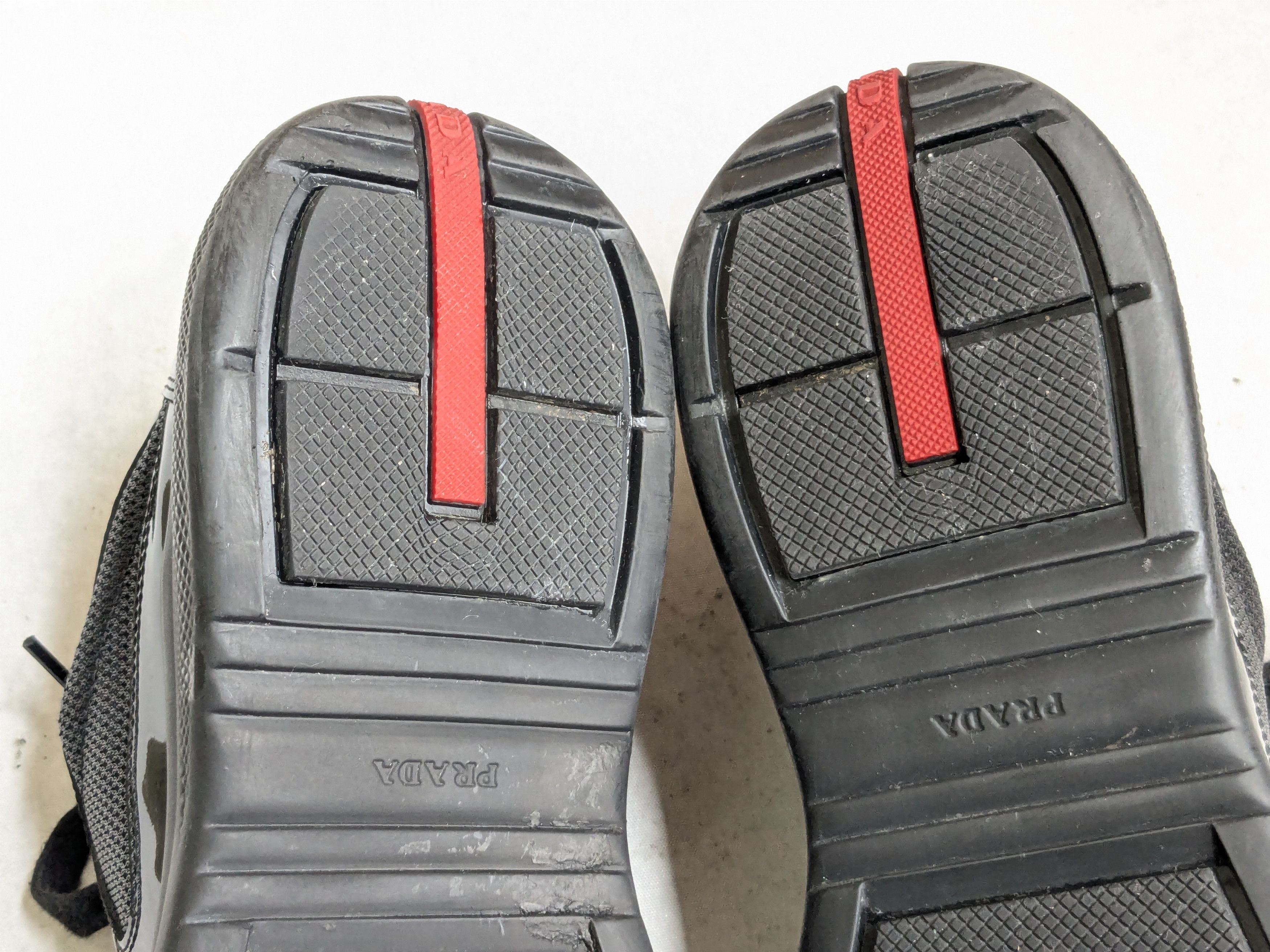 Prana Prada America's Cup Sneakers Black Patent Leather 10 Red Size US 10 / EU 43 - 17 Thumbnail