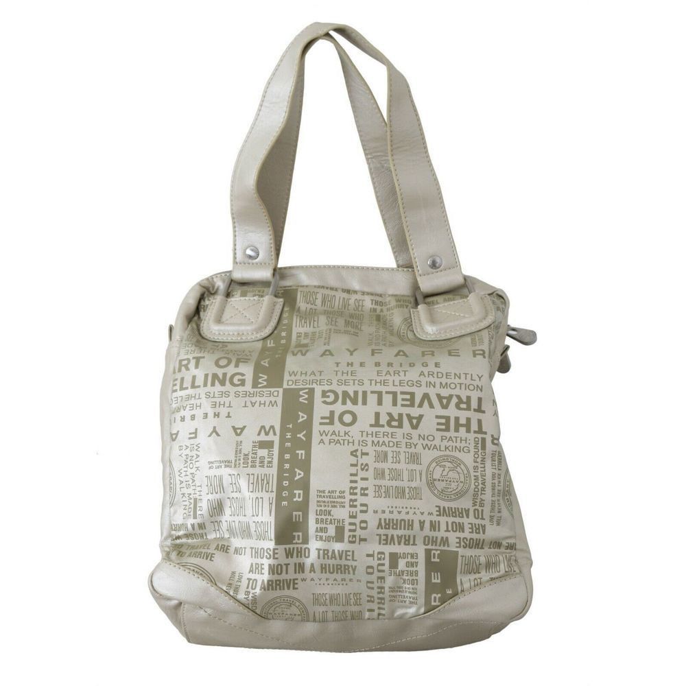 Other WAYFARER White Printed Handbag Shoulder Fabric Purse Size ONE SIZE - 3 Thumbnail