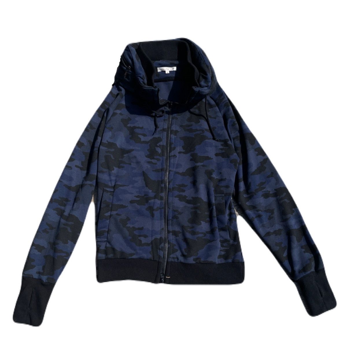 If Six Was Nine 2000s Japanese archive Vkei Bono Blue Camo Zip-up
