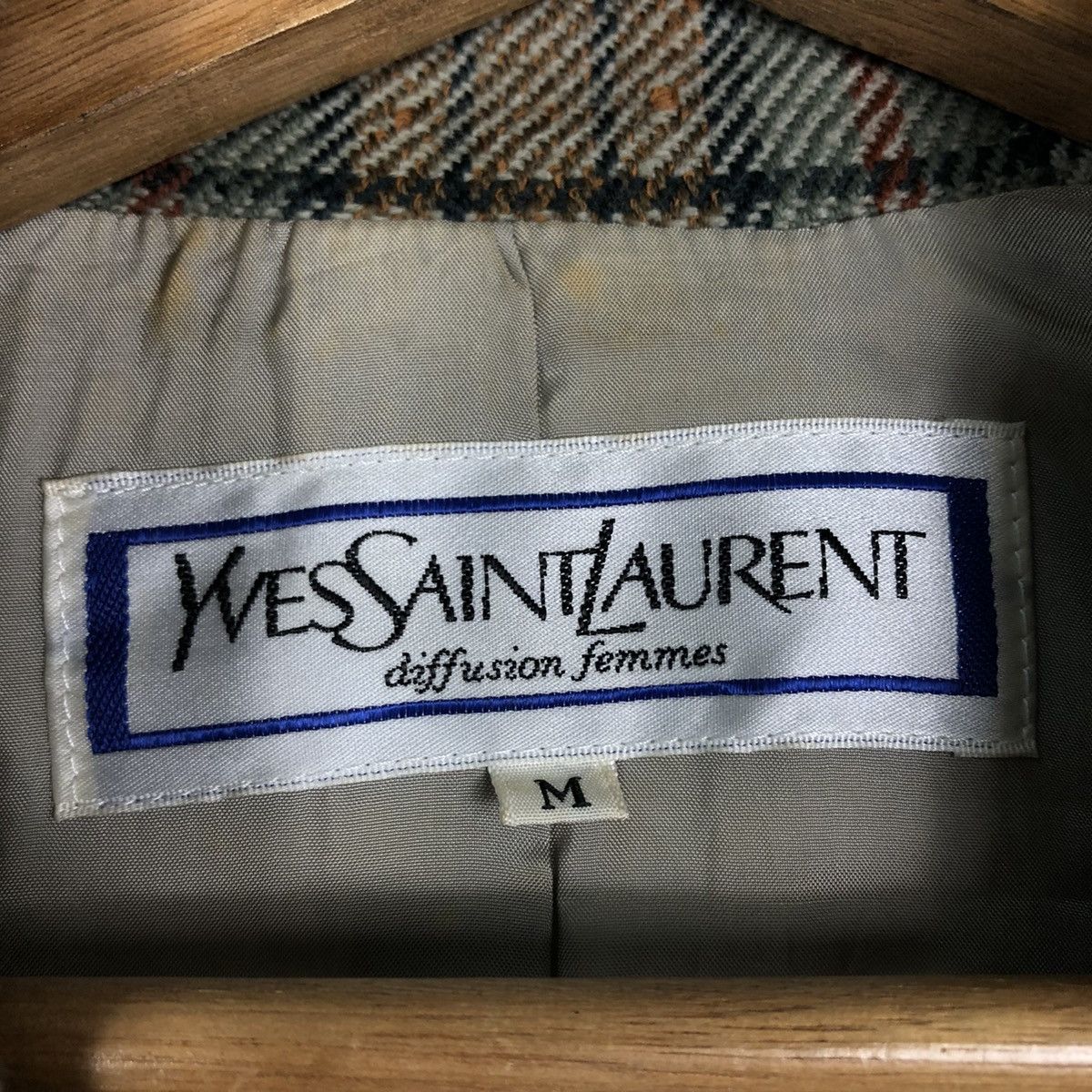 Japanese Brand 🔥Cropped Coats Jackets Double Breast Yves Saint Laurent Size US M / EU 48-50 / 2 - 16 Thumbnail