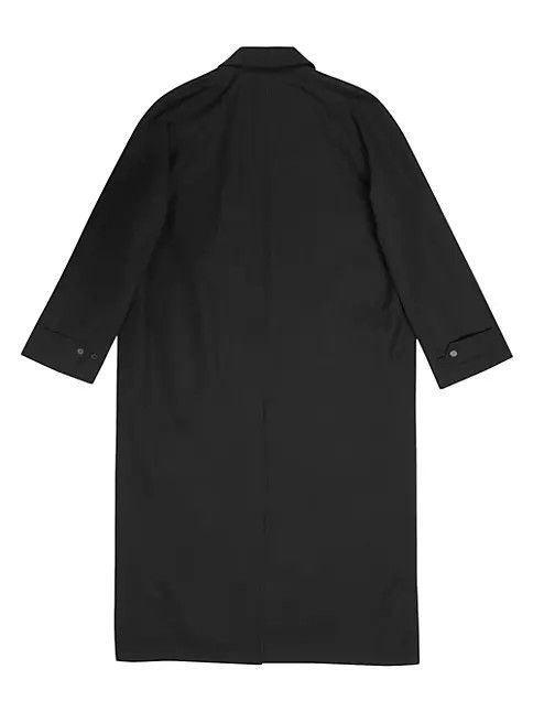 Balenciaga o1mt1gz0924 Fluid Raglan Carcoat in Black Size US M / EU 48-50 / 2 - 3 Thumbnail