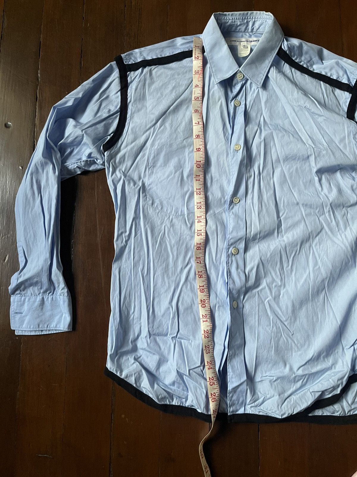 Comme des Garcons SHIRT Comme des Garcons SHIRT Piped Seam Shirt Size US XS / EU 42 / 0 - 10 Thumbnail