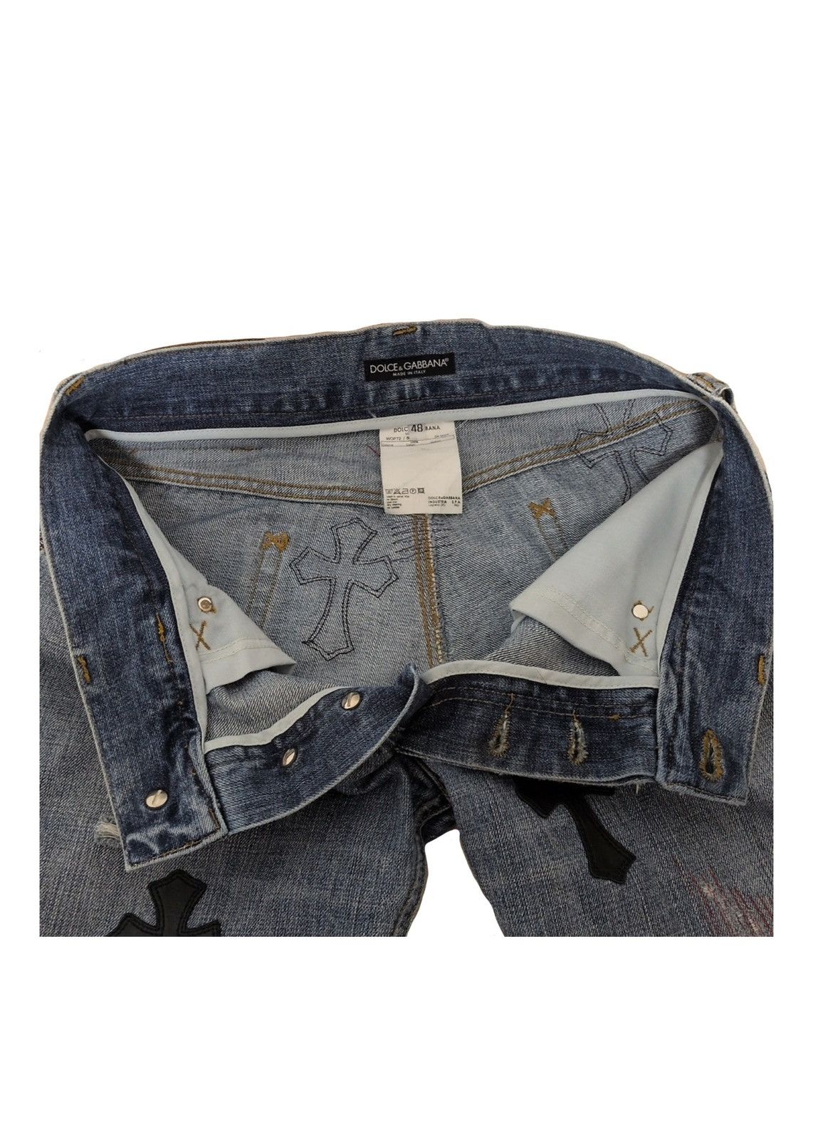 Chrome Hearts Chrome Hearts Dolce Gobbanna Patch Denim Jeans Size US 32 / EU 48 - 5 Thumbnail