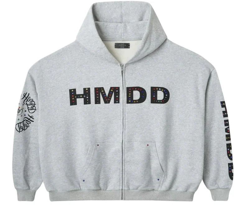 HMDD HMDD 'Chimstone' Grey Zip Up Hoodie Size US M / EU 48-50 / 2 - 1 Preview