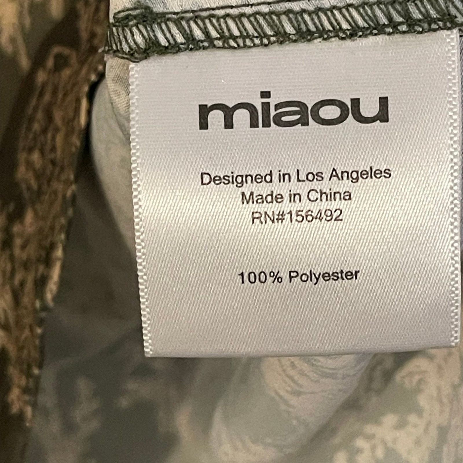 Miaou MIAOU GINGER FLORAL-PRINT WOVEN MINI DRESS SZ:S NWT Size M / US 6-8 / IT 42-44 - 12 Thumbnail