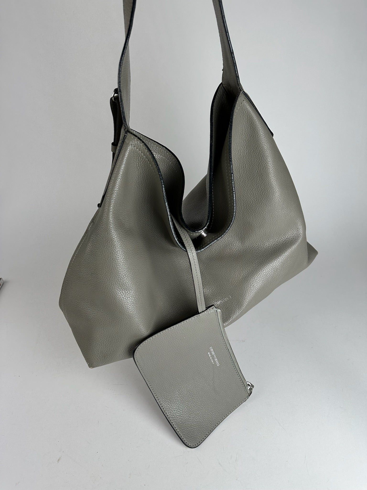 Emporio Armani Vintage Armani Bag Gray Size ONE SIZE - 1 Thumbnail
