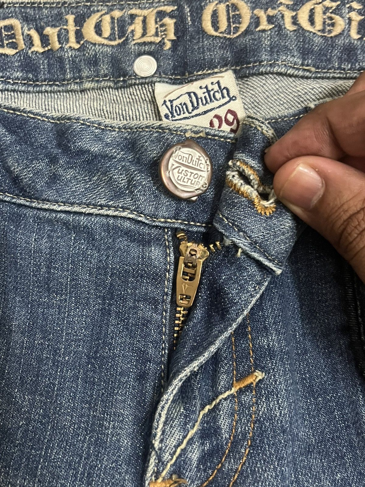 Vintage × Von Dutch Vintage Von Dutch Short Denim Size 32" / US 10 / IT 46 - 3 Thumbnail