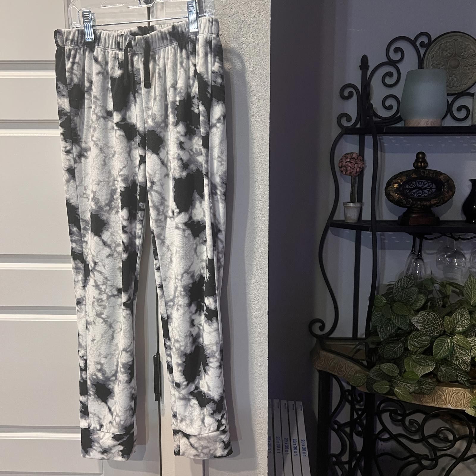 Other Black and White Tie-Dye Girls Sweatpants Size 24" / US 00 / IT 34 - 3 Thumbnail