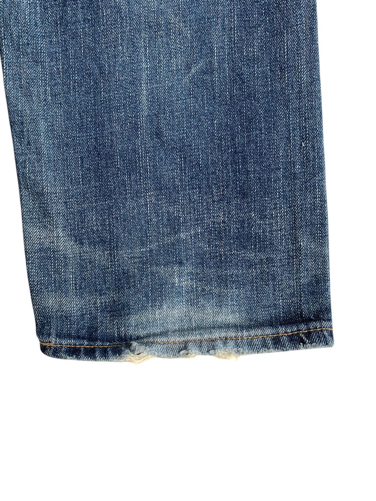 Edwin × Kapital × Vintage EDWIN SELVEDGE REDLINE JAPANESE DISTRESSED DENIM Size US 29 - 16 Thumbnail