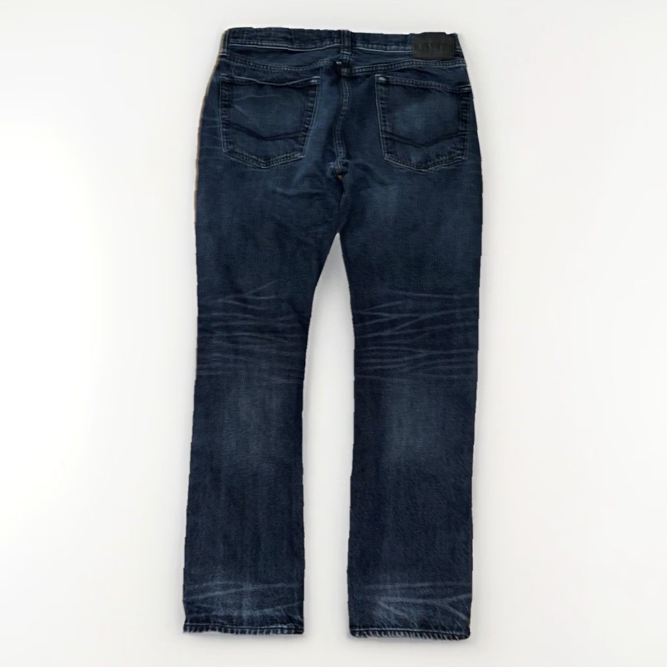 Denime Bullhead Denim Jeans Men’s 32x30 Slim Fit Dark Wash Stretch Low Rise Size US 32 / EU 48 - 6 Thumbnail