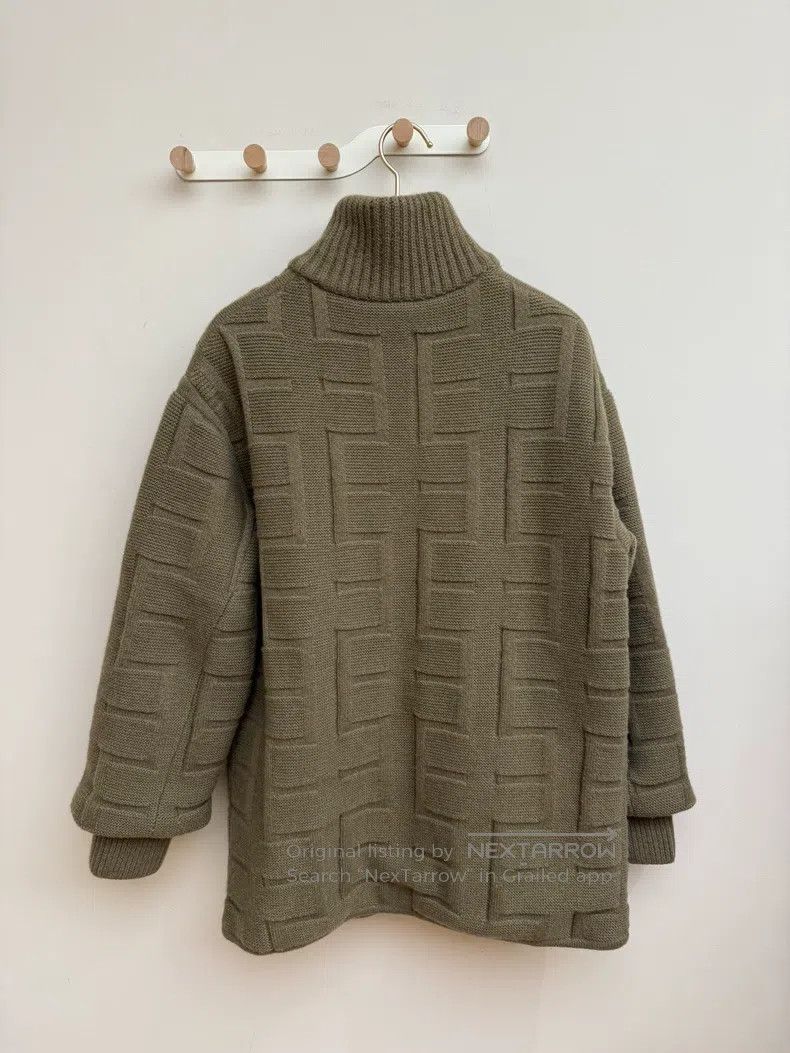 Hermes Hermes Solid Color Texture Knit Zip-Up Casual Jacket, Brow Size XS / US 0-2 / IT 36-38 - 3 Thumbnail