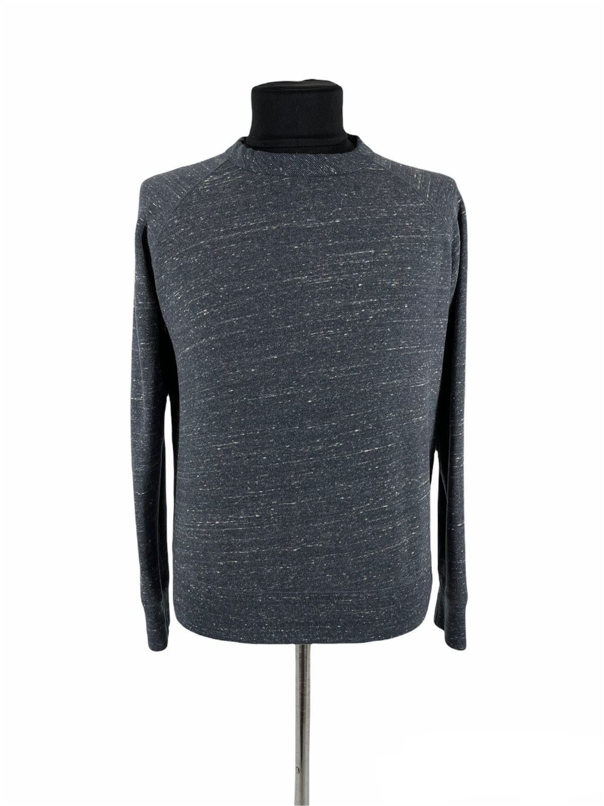 Junya Watanabe × Our Legacy OUR LEGACY Navy Bucle Texture Long Sleeve Sweatshirt Jumper Sweater Pullover Size US M / EU 48-50 / 2 - 1 Thumbnail