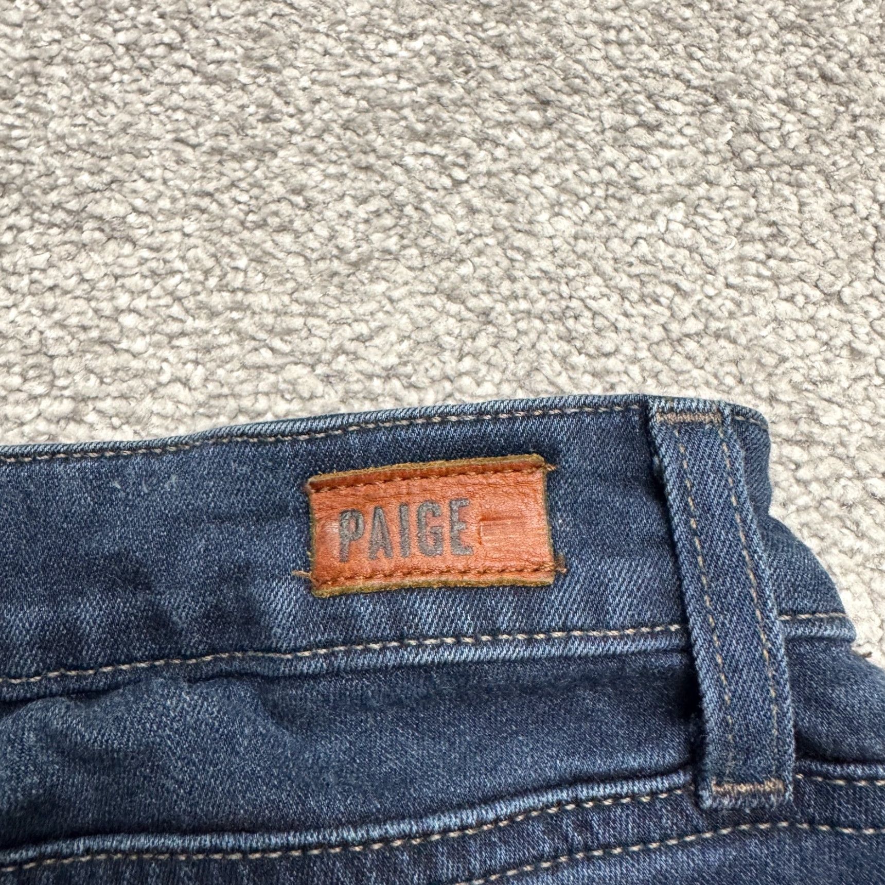 Paige VINTAGE Paige Verdugo Skinny Jeans Womens 26 Blue Dark Wash Mid Rise Denim 28in Inseam Streetwear Size 26" / US 2 / IT 38 - 4 Thumbnail