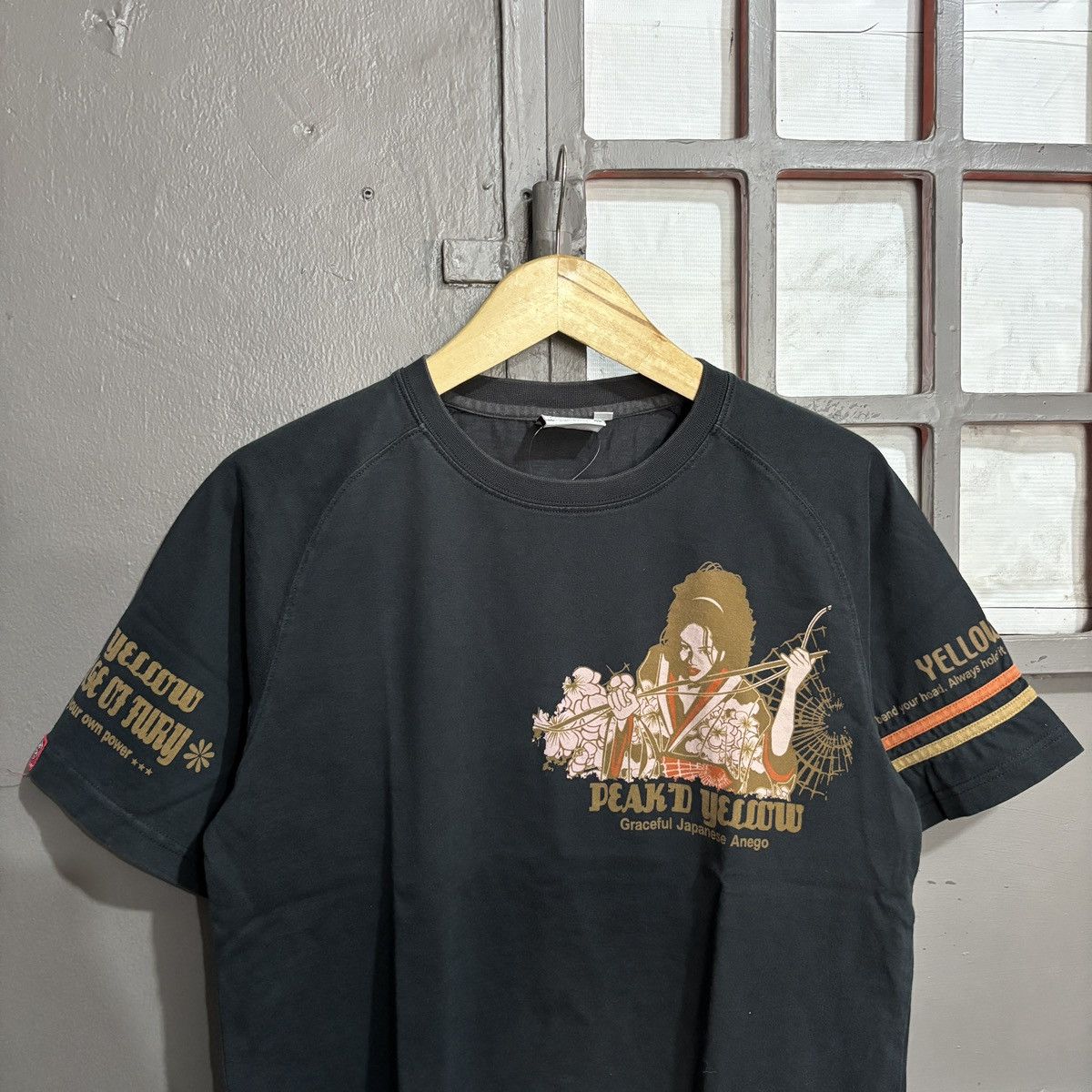 Japanese Brand Vintage Y2K Peak’D Yellow Ted company Tshirt Size US L / EU 52-54 / 3 - 3 Thumbnail