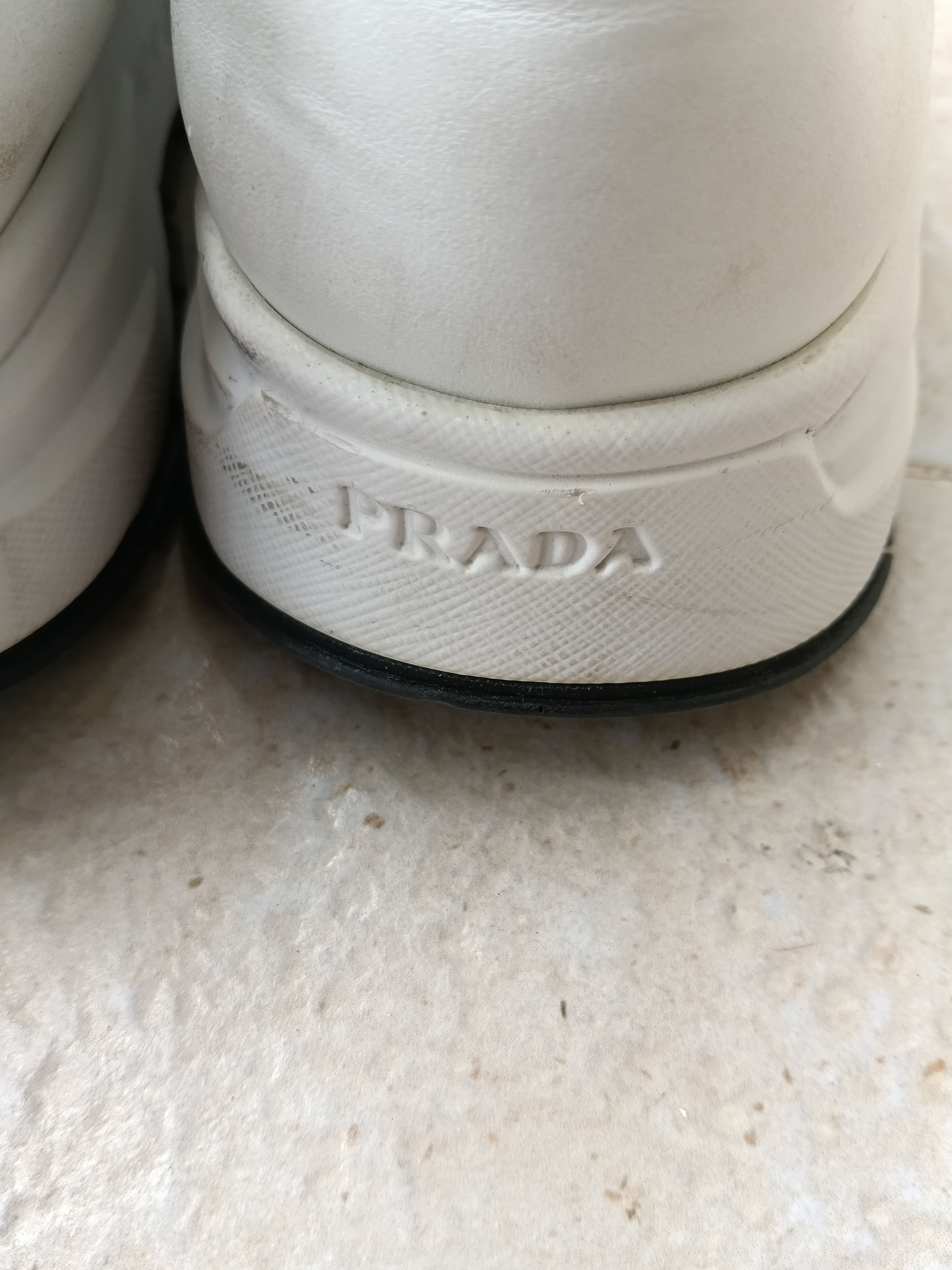 Prada Prada prax 01white black leather sneakers Size US 8.5 / EU 41-42 - 10 Thumbnail