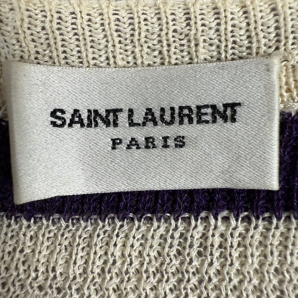Saint Laurent Paris Saint Laurent striped ribbed-knit jumper Size US L / EU 52-54 / 3 - 3 Thumbnail