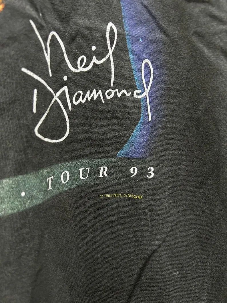 Vintage Vintage 1993 Neil Diamond tshirt size L Size US L / EU 52-54 / 3 - 3 Thumbnail