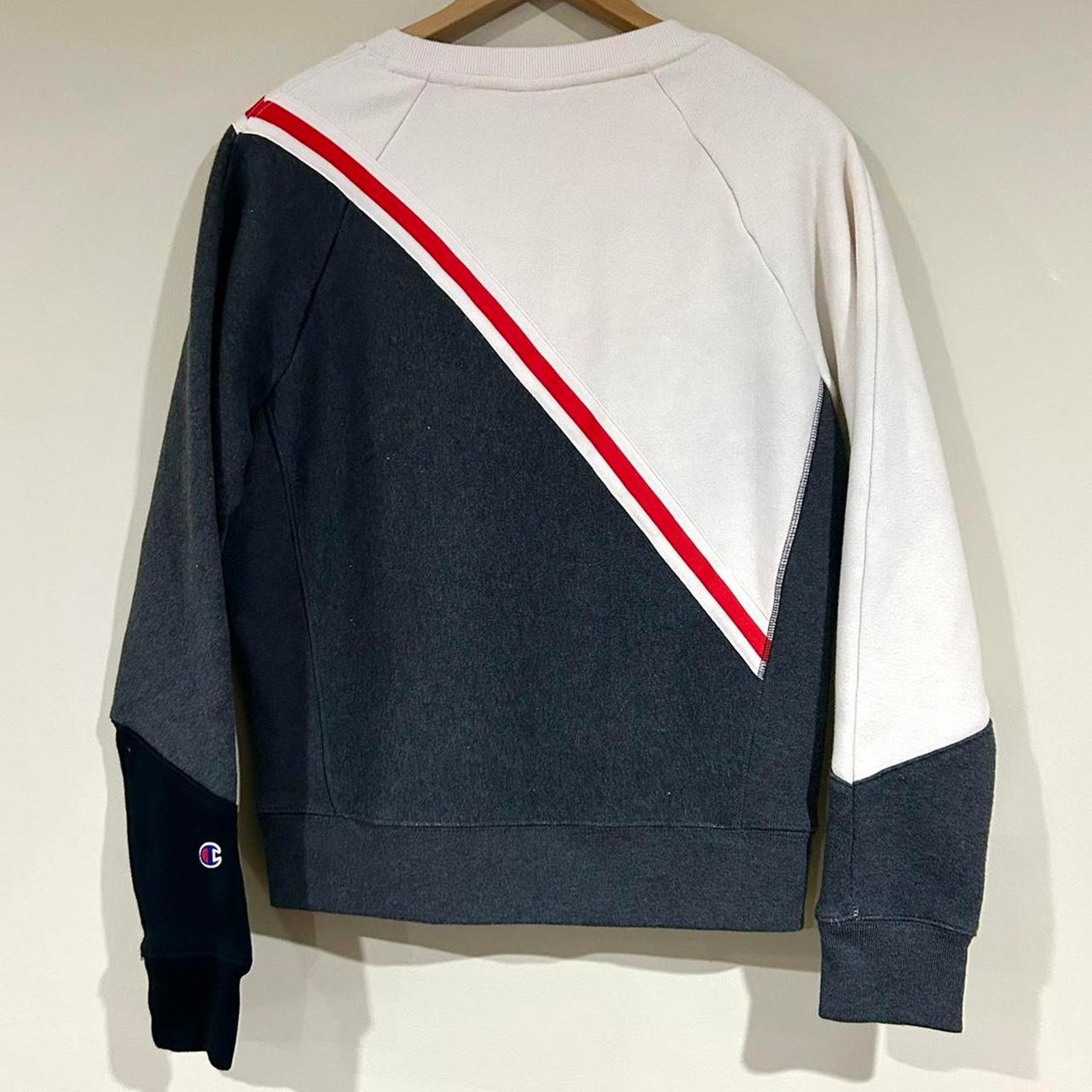 Champion Champion Reverse Weave Colorblock Crewneck Sweatshirt Size M / US 6-8 / IT 42-44 - 2 Thumbnail
