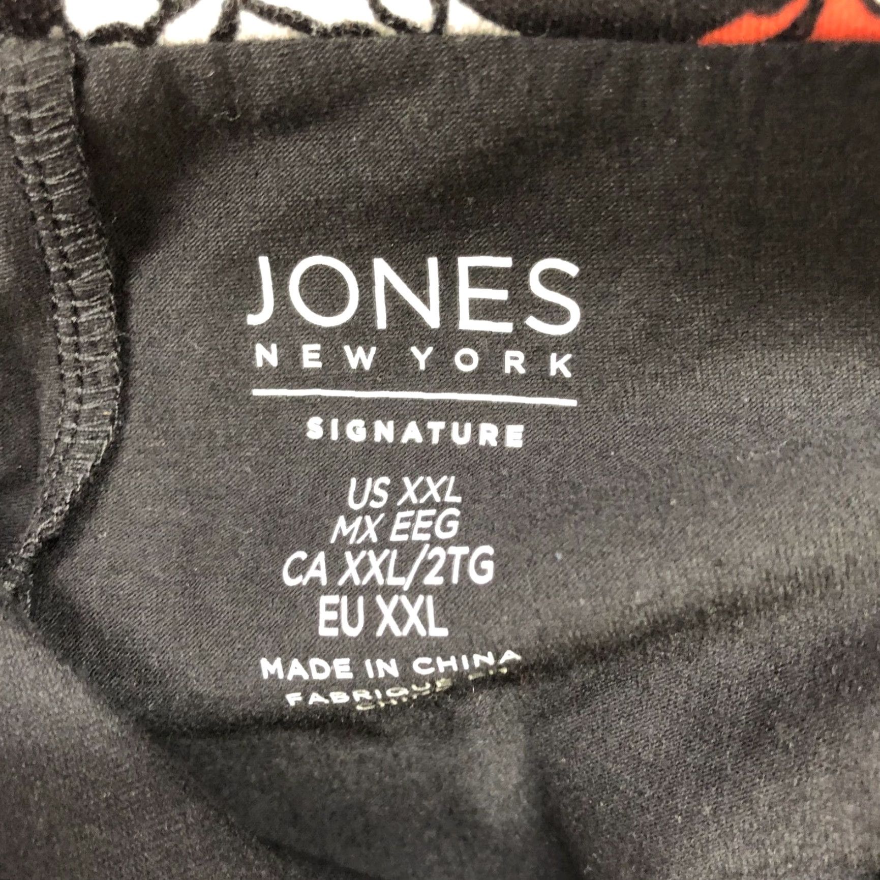 Jones New York NWT Jones New York Faux Wrap Skort Womens XXL Pink Floral Cotton Knit Midi Skort Elastic Waist Wrap Style Casual Size 40" / US 18 - 7 Thumbnail