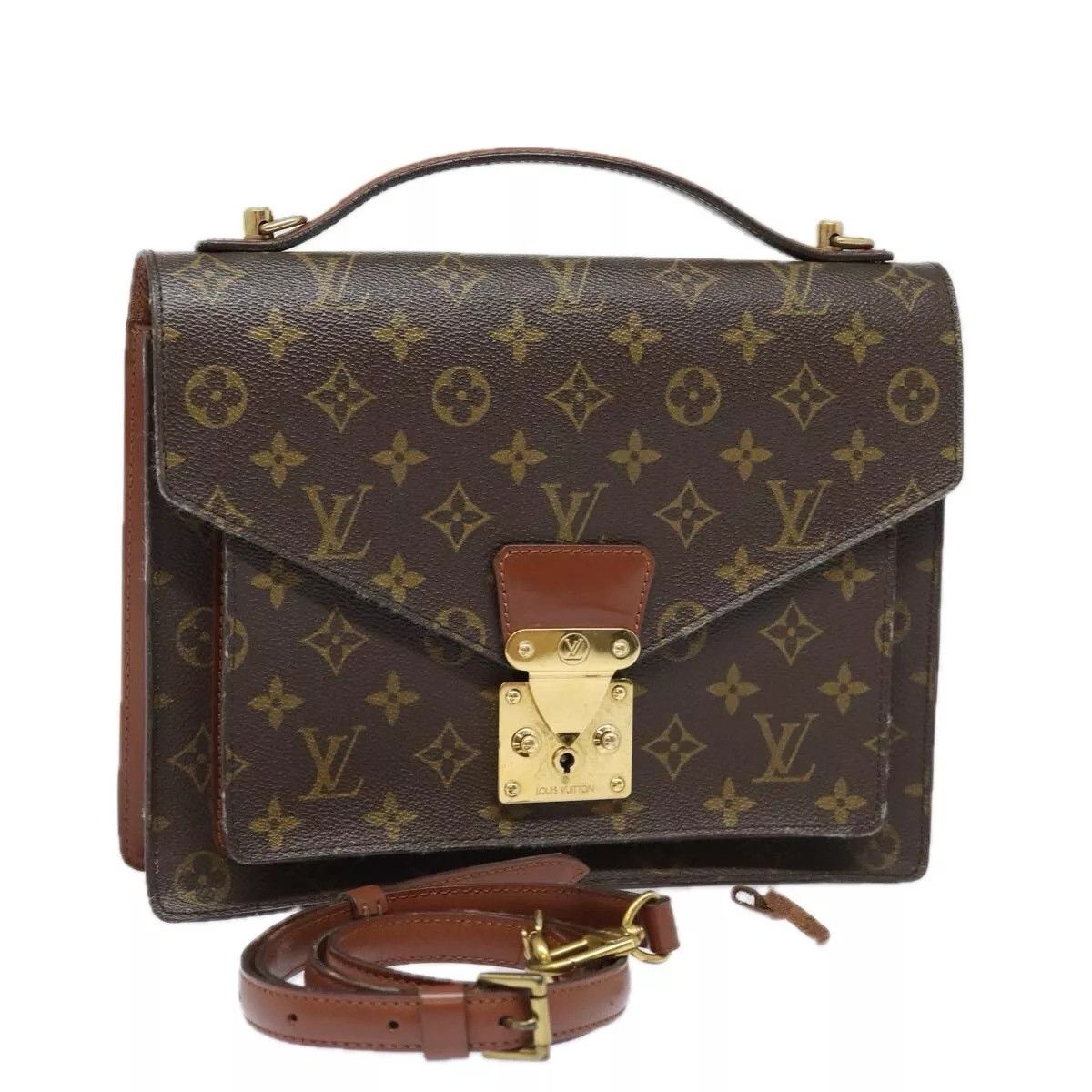 Louis Vuitton LOUIS VUITTON Monogram Monceau 28 Hand Bag 2way Size ONE SIZE - 1 Thumbnail