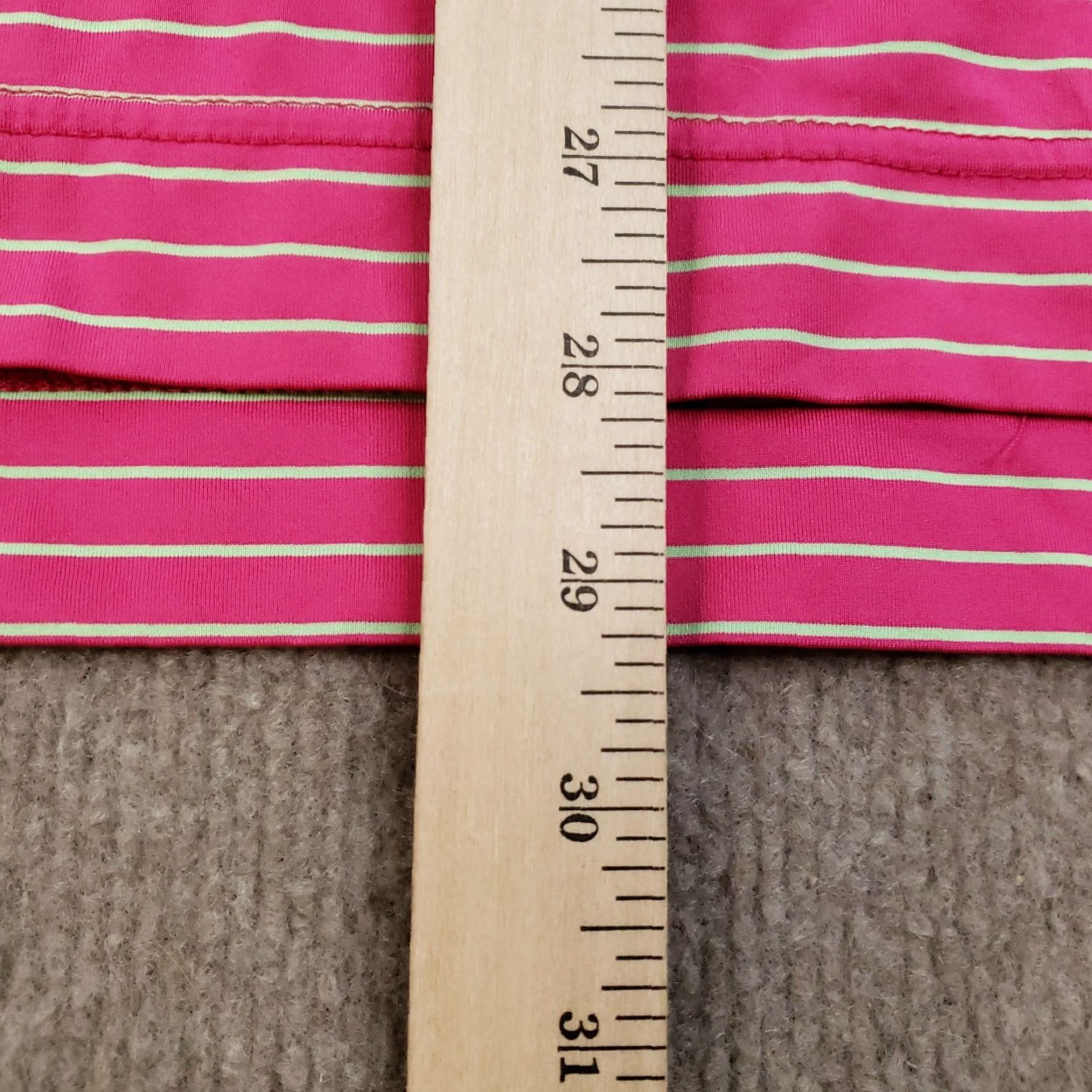 Footjoy FootJoy Polo Shirt Mens M Pink Striped Short Sleeve Stretch Golf Logo Size US M / EU 48-50 / 2 - 4 Thumbnail