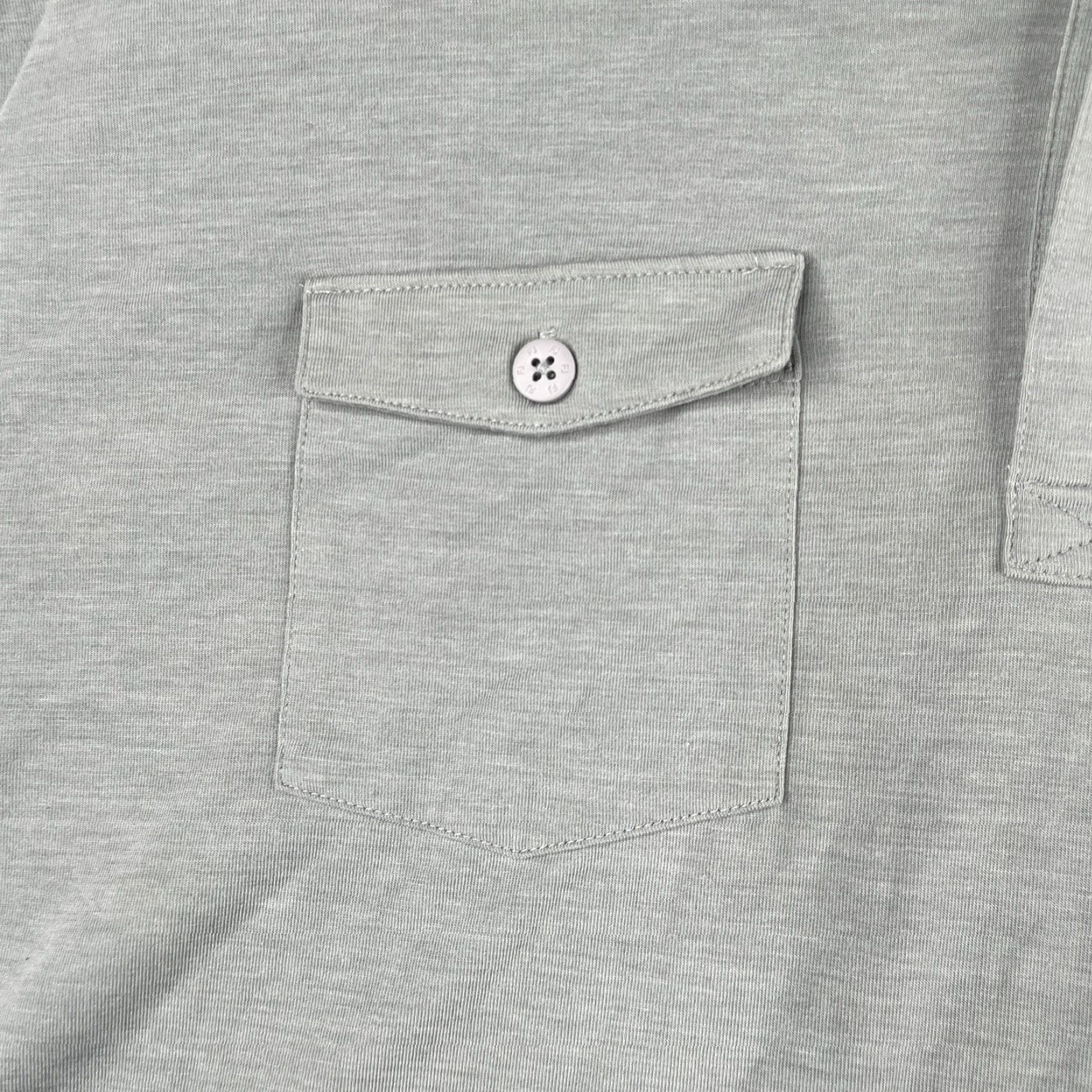 Footjoy FootJoy Polo Shirt Mens XL Golf Performance Button Pocket Stretch Grey Heather Solid Short Sleeve Size US XL / EU 56 / 4 - 5 Thumbnail