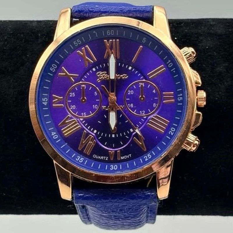 Other Rose Gold & Blue Men’s Watch Size ONE SIZE - 2 Thumbnail