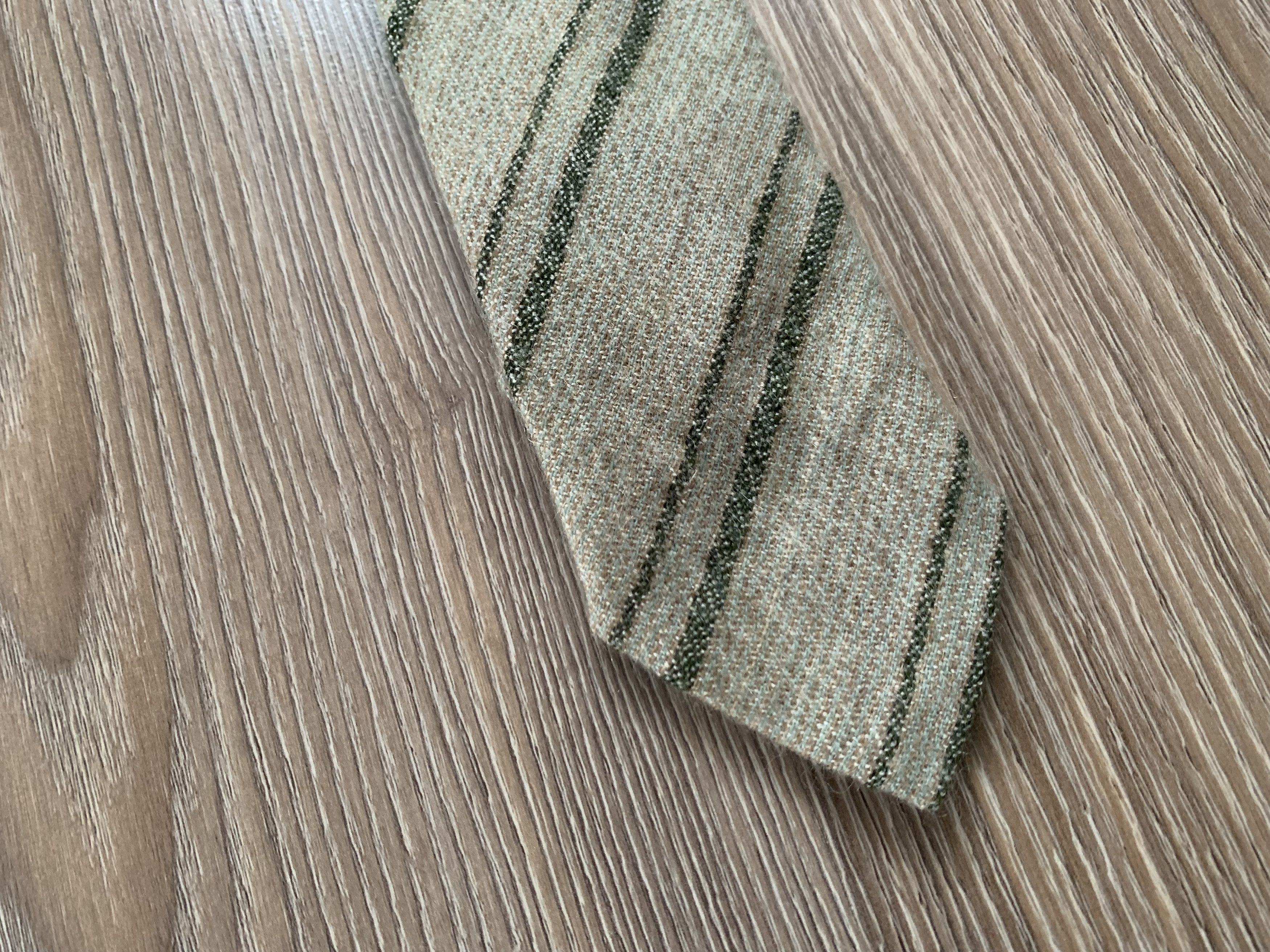 Other Rare Jacques Tweed Beige Tie Size ONE SIZE - 3 Thumbnail