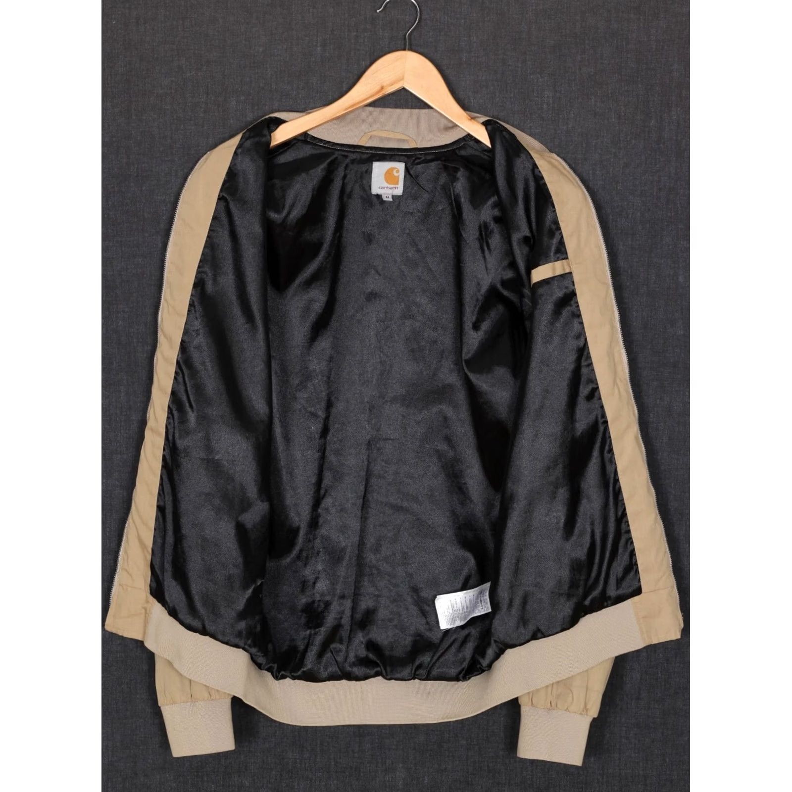 Carhartt Carhartt Giants Jacket Bomber Jacket Men M Full Zip Beige Canvas Polyester Coat Casual Fashion MJ4096 Size US M / EU 48-50 / 2 - 5 Thumbnail