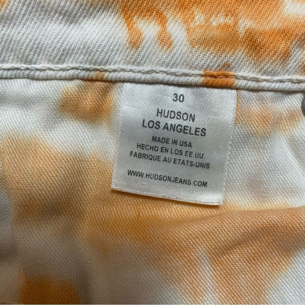 Hudson Hudson Denim Hana Shorts Grey Orange Tie Dye Size 30 Size 30" / US 8 / IT 44 - 7 Thumbnail