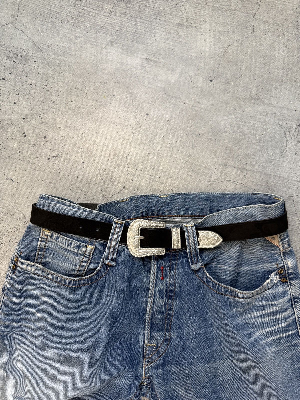 Japanese Brand Vintage Camomilla Snake Skin fashion Distressed y2k belt Size ONE SIZE - 1 Thumbnail