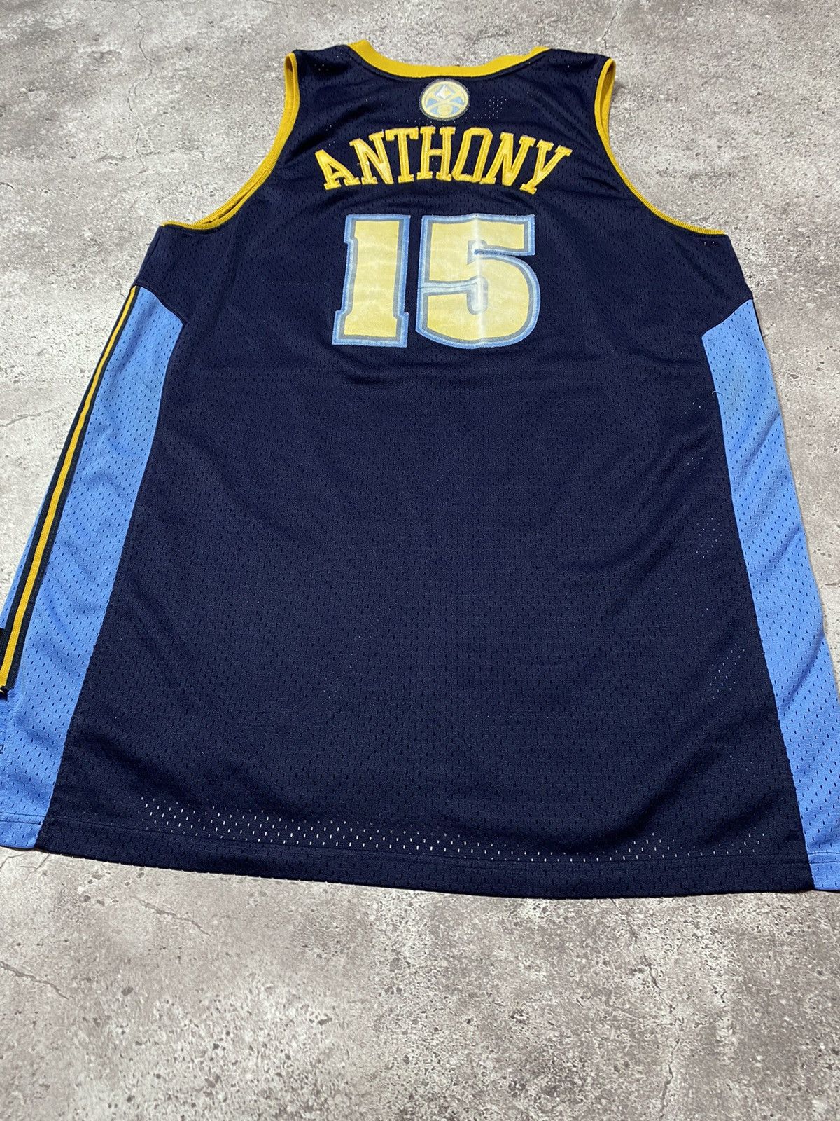NBA Vintage Adidas DENVER NUGGETS #15 Anthony NBA jersey Size US XL / EU 56 / 4 - 15 Thumbnail