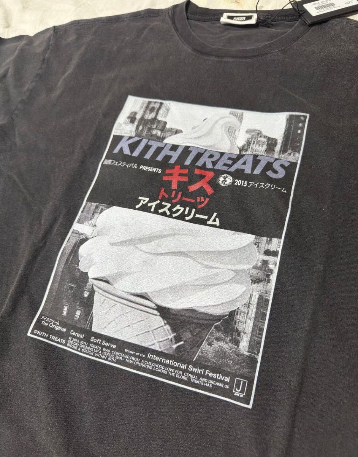 Kith KITH 25SS Limited Washed & Distressed Print Short Sleeve Tee Size US L / EU 52-54 / 3 - 5 Thumbnail