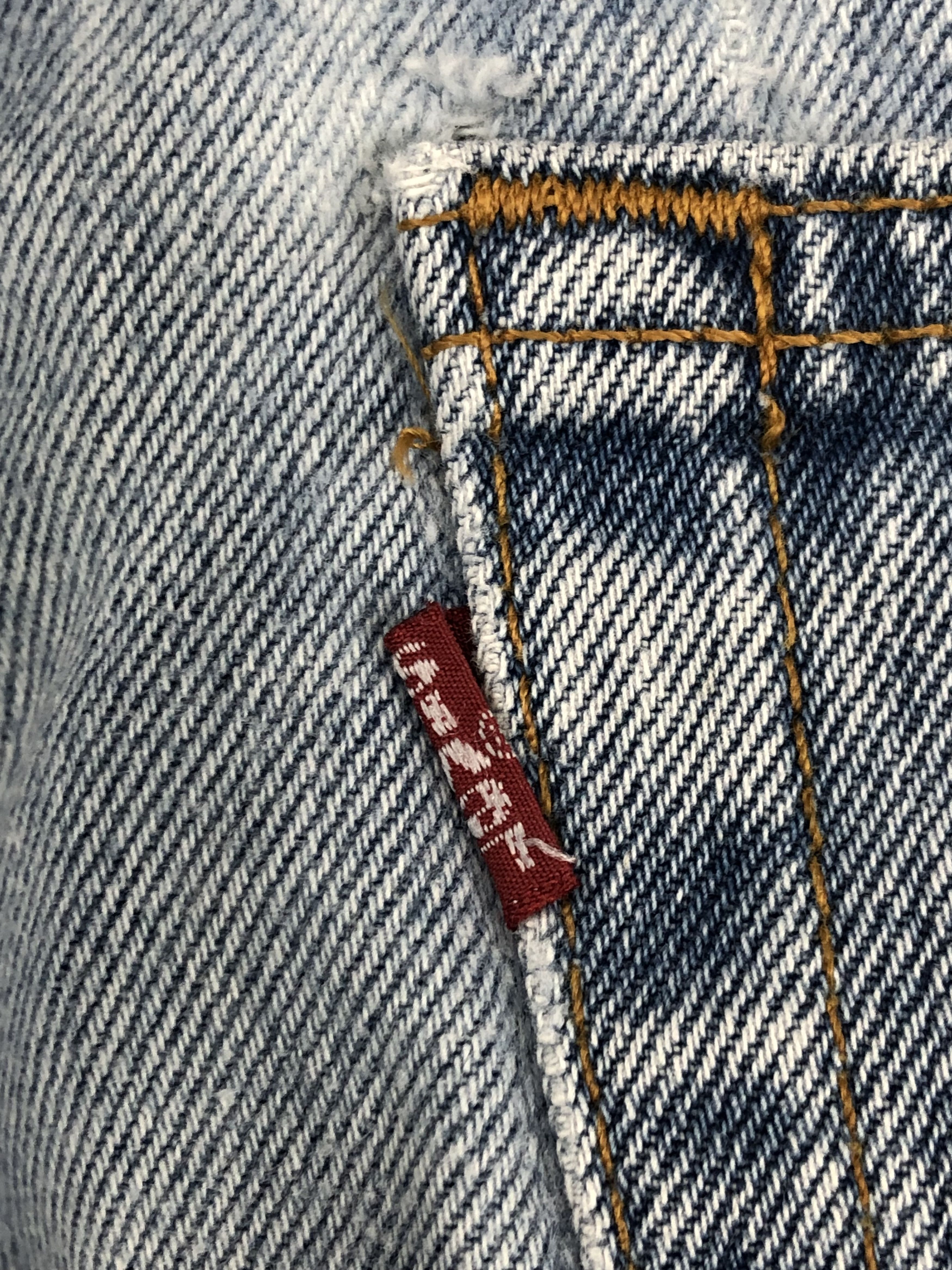 Levi's Vintage 90s Levis 555 Faded Blue Jeans DPP0222 Size US 32 / EU 48 - 6 Thumbnail