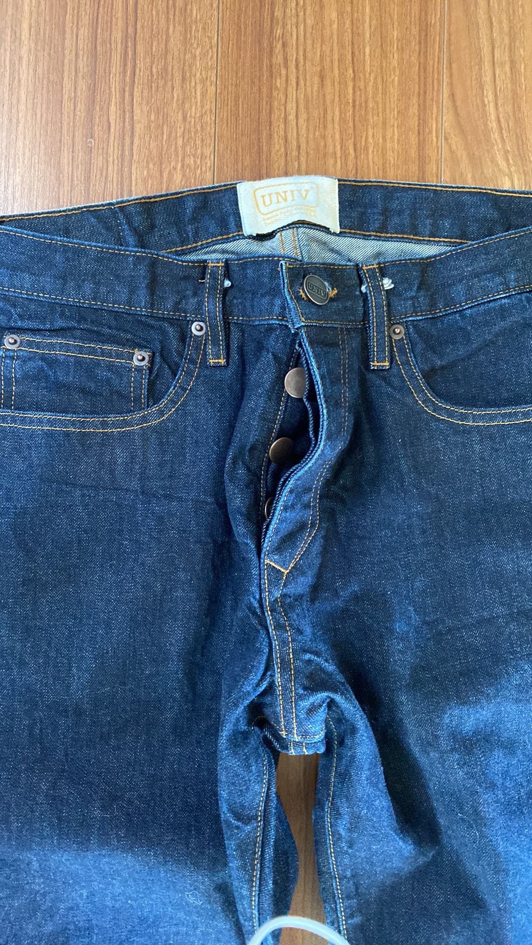 Other Univ Dark Blue Denim Jeans Size US 34 / EU 50 - 5 Thumbnail