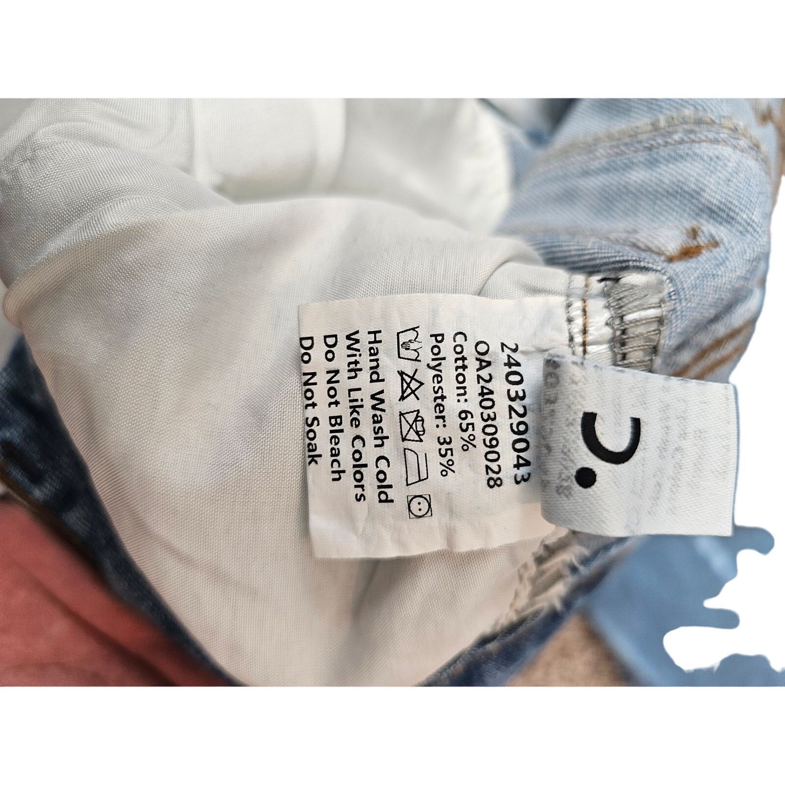Other Commense Large Light Blue Vintage Denim Straight Leg Pants Size 30" / US 8 / IT 44 - 7 Thumbnail