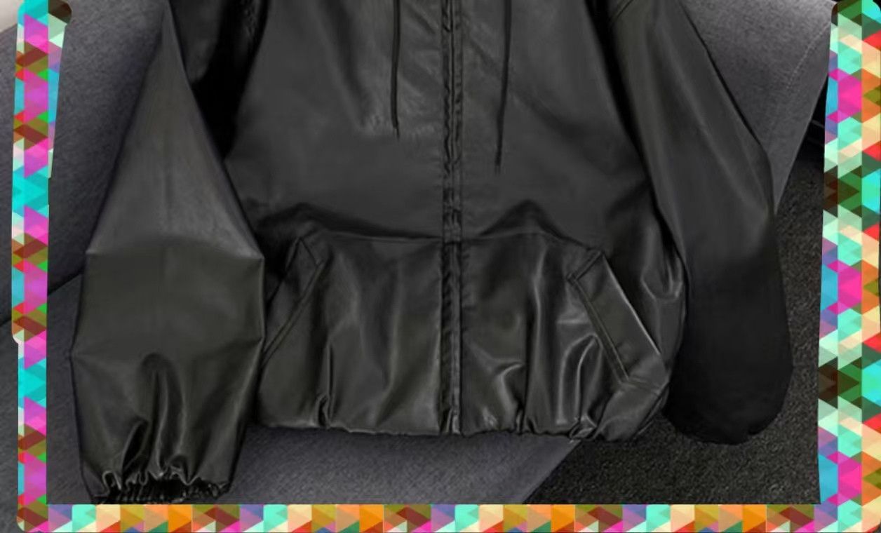 Vintage Streetwear Relaxed Fit Leather Jacket Size US M / EU 48-50 / 2 - 2 Thumbnail