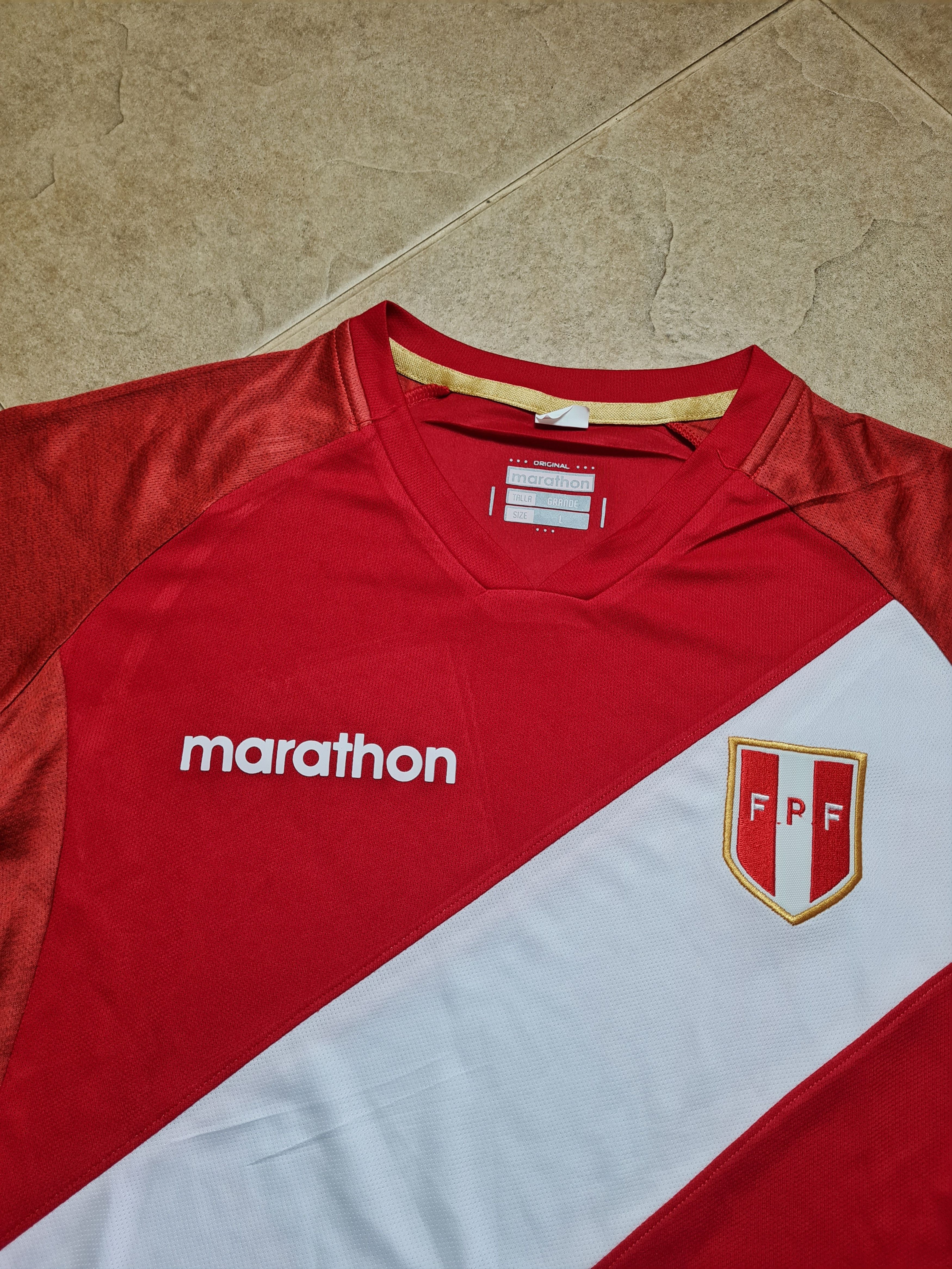 Other FOOTBALL MARATHON PERU 2020 2021 AWAY NATIONAL TEAM JERSEY Size US XS / EU 42 / 0 - 4 Thumbnail
