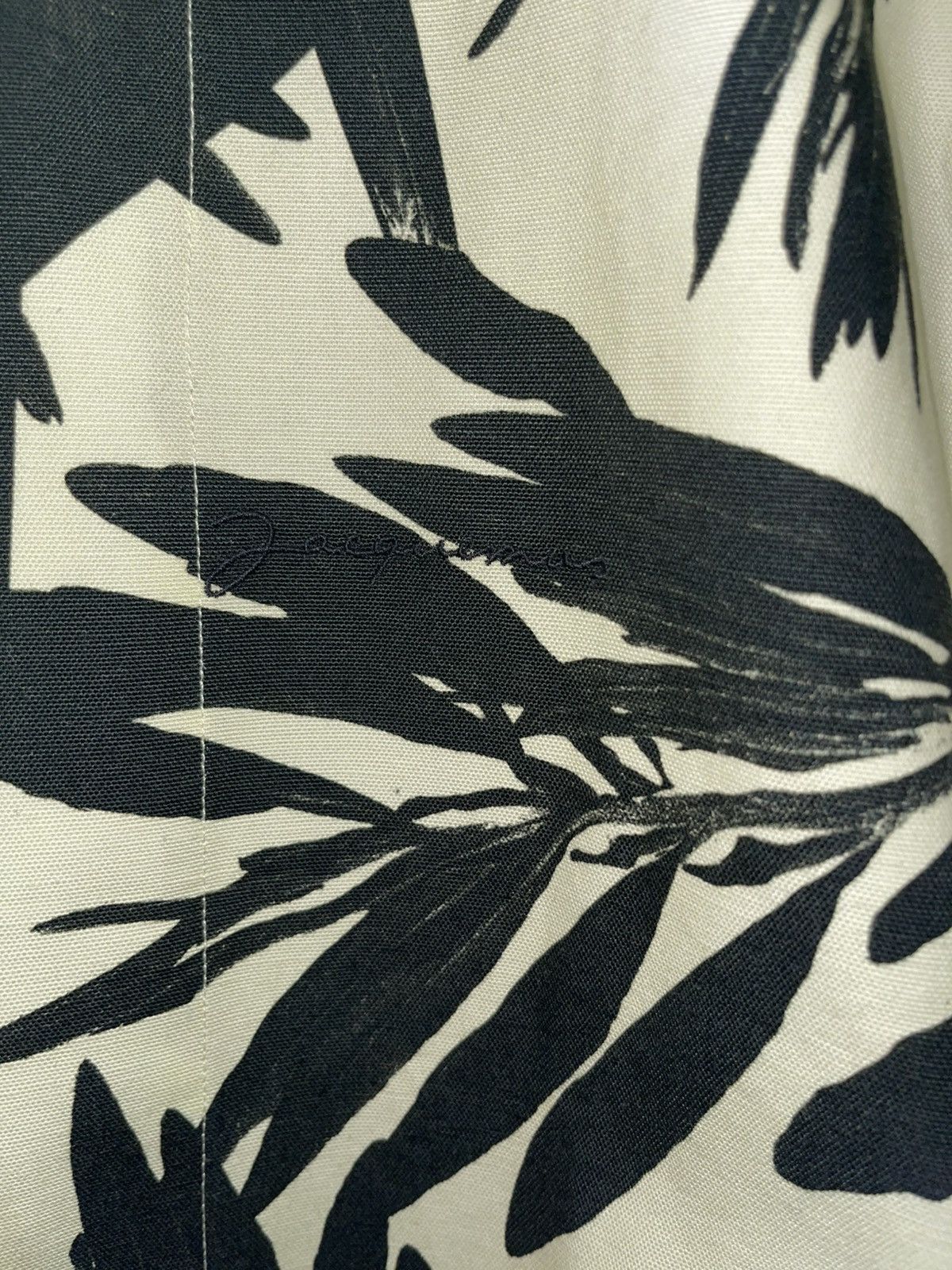 Jacquemus JACQUEMUS La Chemise Jean Palm Print Shirt Size US XL / EU 56 / 4 - 3 Thumbnail