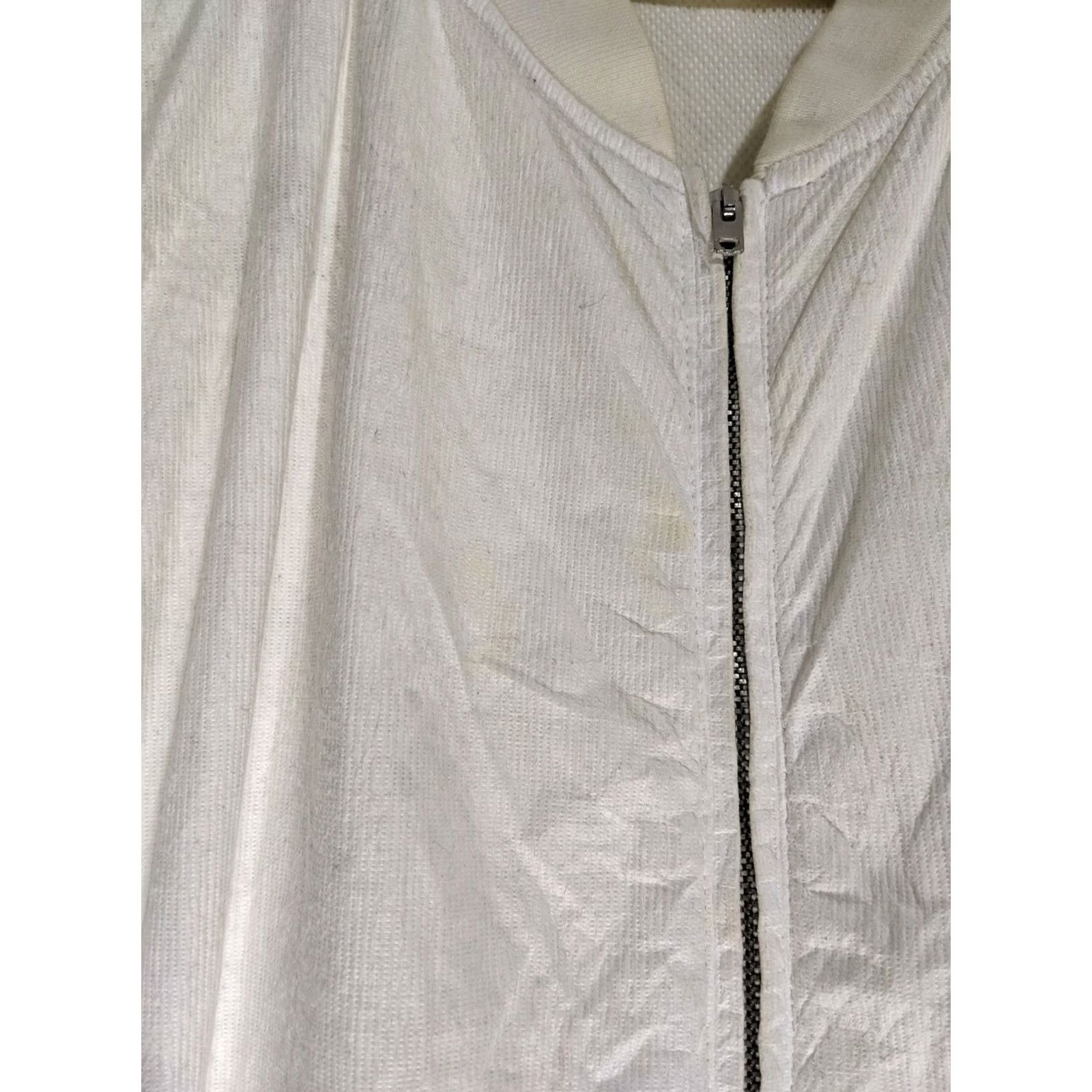 Raf Simons Raf by Raf Simons Archive Tyvek Paper Lined White Logo Bomber Jacket 48 Italy Mens Size US M / EU 48-50 / 2 - 6 Thumbnail